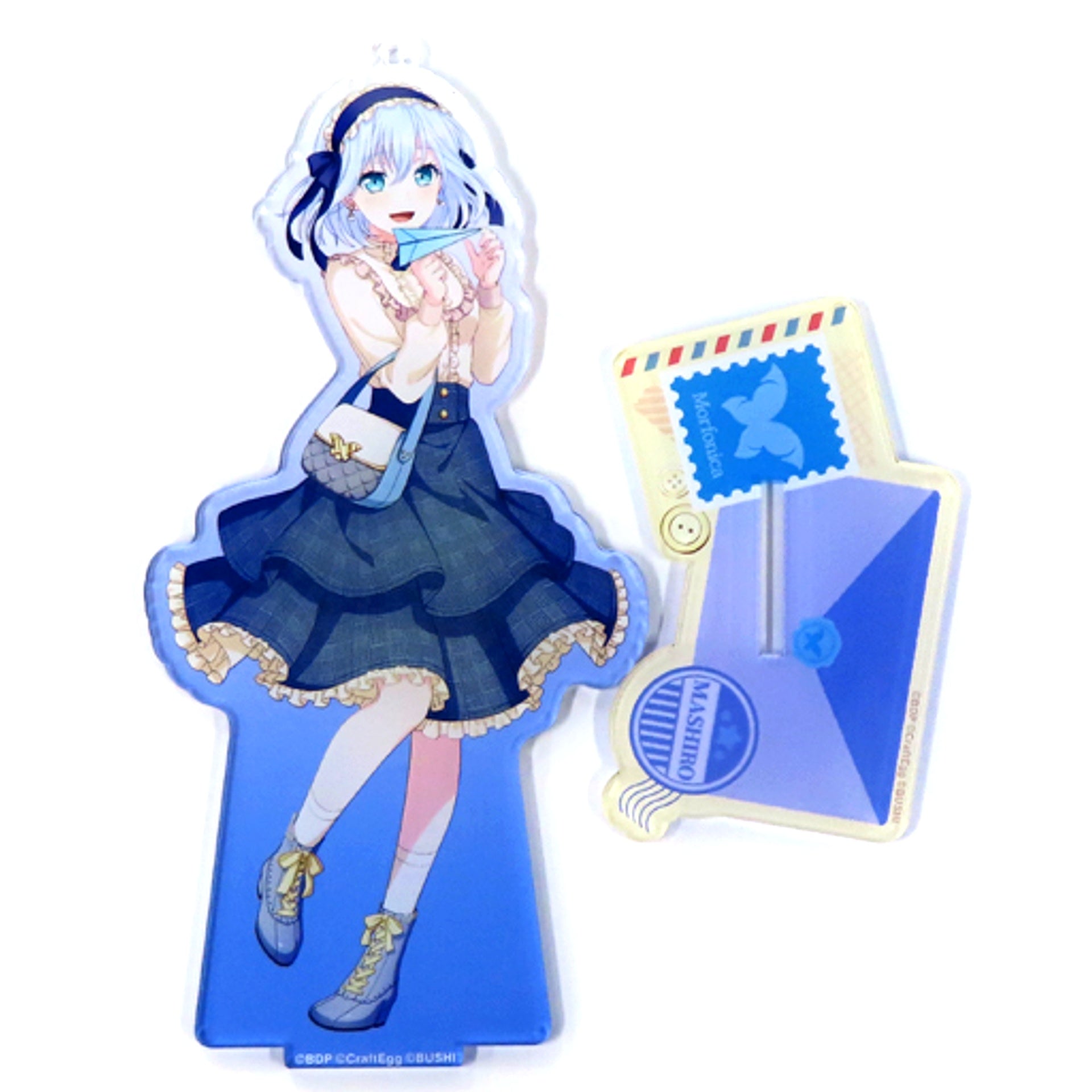 Mashiro Kurata BanG Dream! Girls Band Party! Acrylic Stand Keychain Letter ver. [USED]