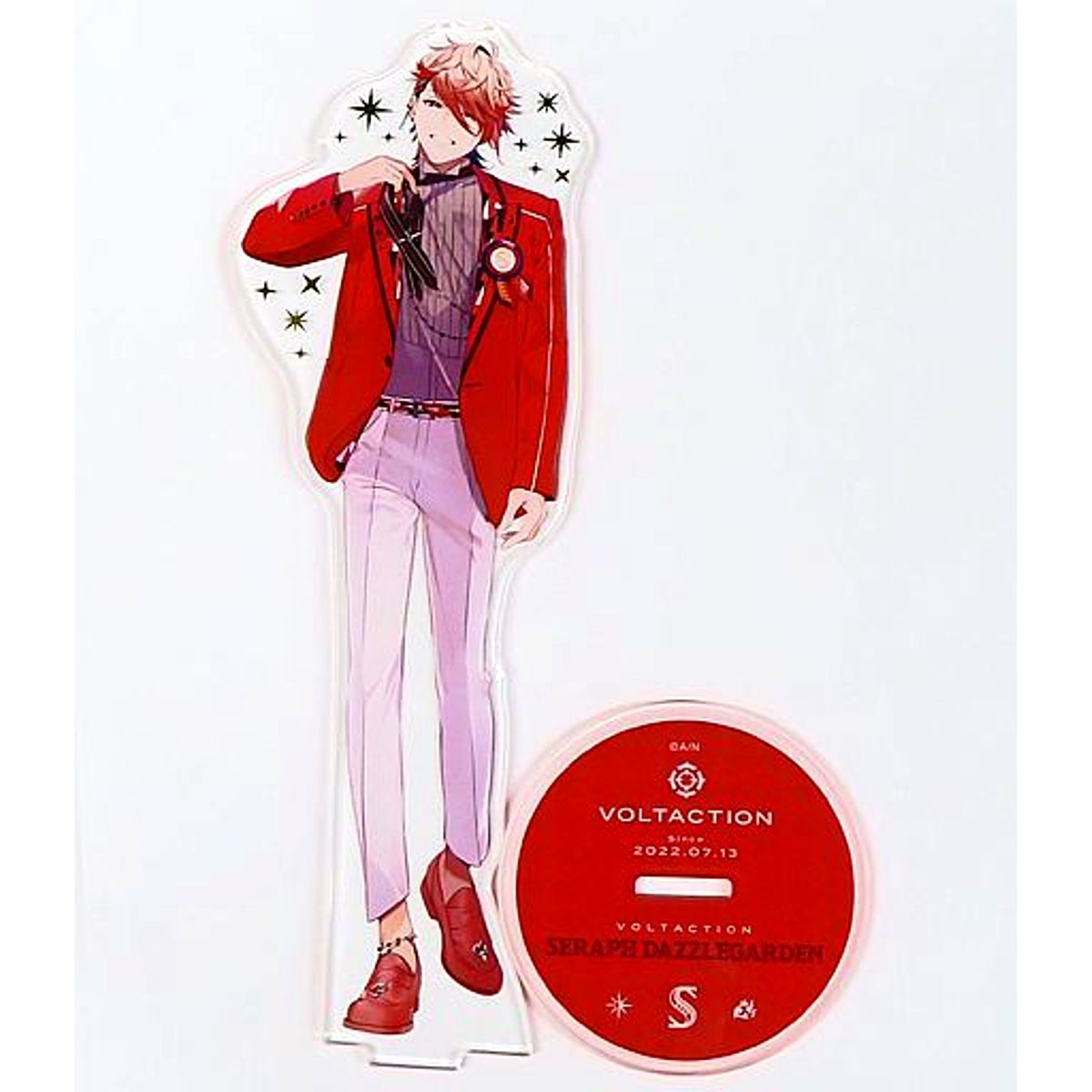 Seraph Dazzlegarden Virtual YouTuber Nijisanji Acrylic Stand Only from VOLTACTION Half Anniversary [USED]