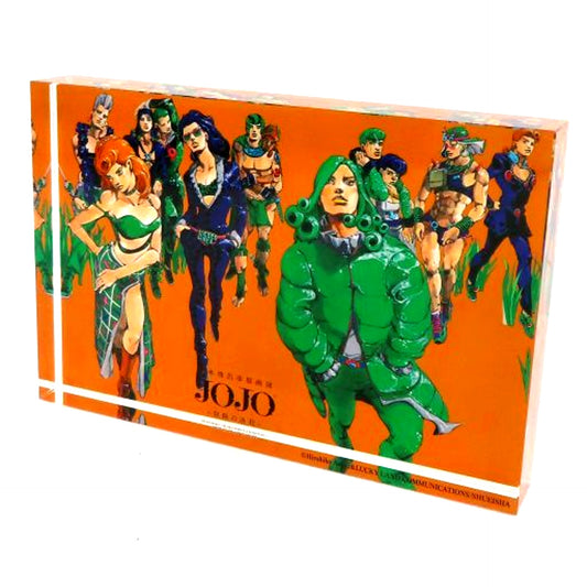 Key Visual Nagasaki Acrylic Block JoJo's Bizarre Adventure Hirohiko Araki JoJo Exhibition Ripples of Adventure [USED]