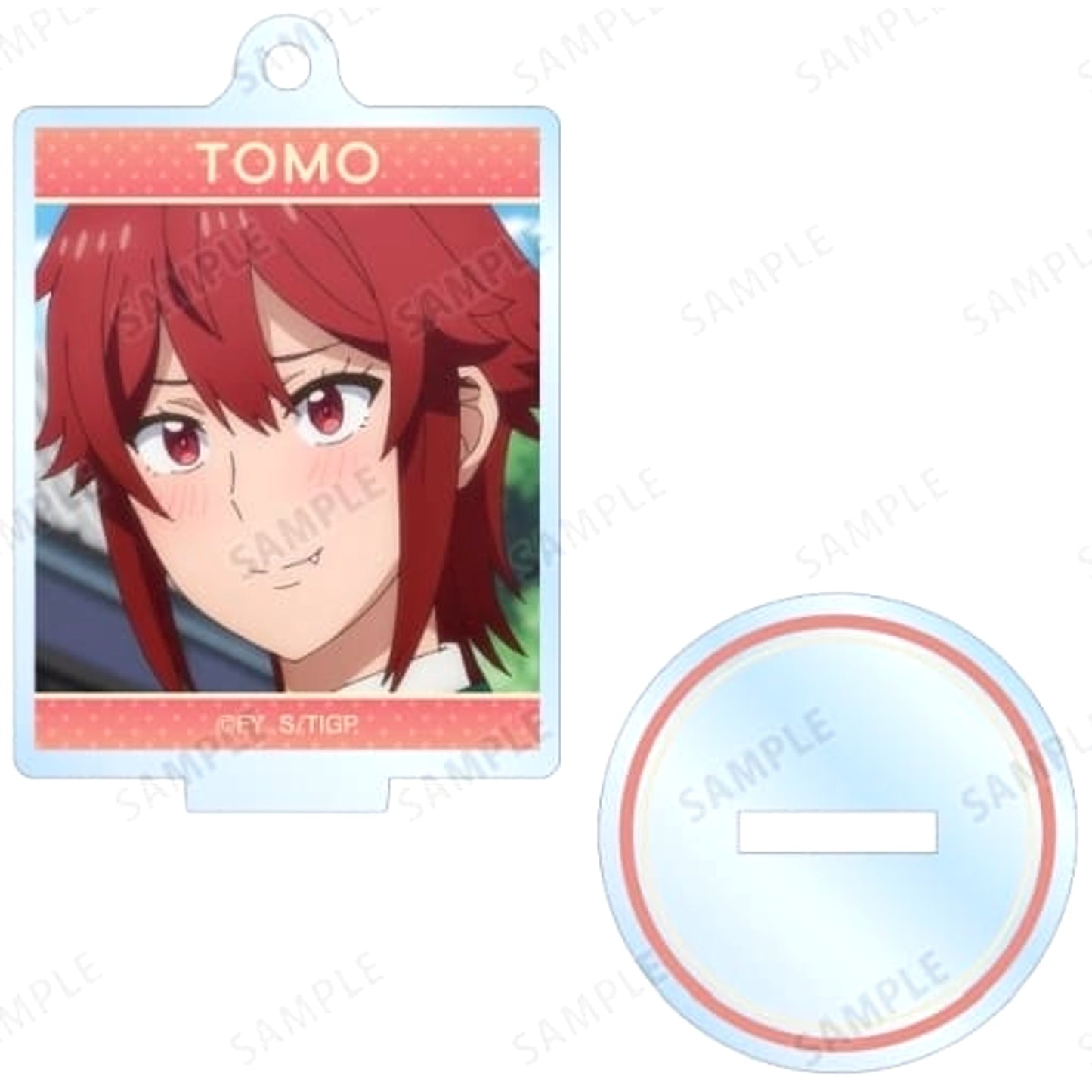 Tomo-chan Is a Girl! Tomo Aizawa A Trading Acrylic Stand Keychain with Scene Design Keychains [USED]