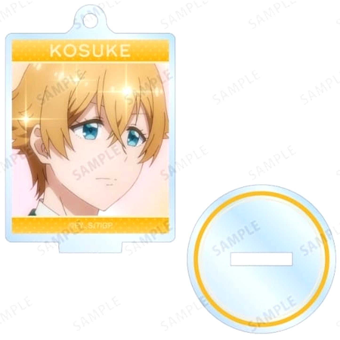 Tomo-chan Is a Girl! Kosuke Misaki Trading Acrylic Stand Keychain with Scene Design Keychains [USED]