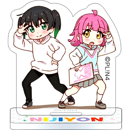 Yu Takasaki & Rina Tennoji Nijiyon Animation Love Live! Nijigasaki High School Idol Club Mini Acrylic Stand Collection Ending Ver. [USED]