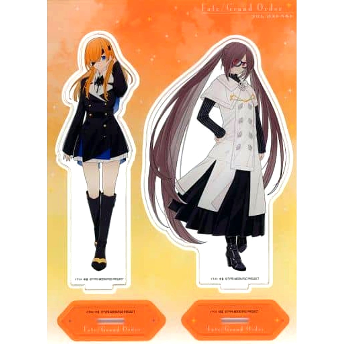 Akuta Hinako and Ophelia Phamrsolone Fate/Grand Order Acrylic Stand Set of 2 Manga From Lostbelt Vol.2 Animate Limited Set Bonus Single [USED]