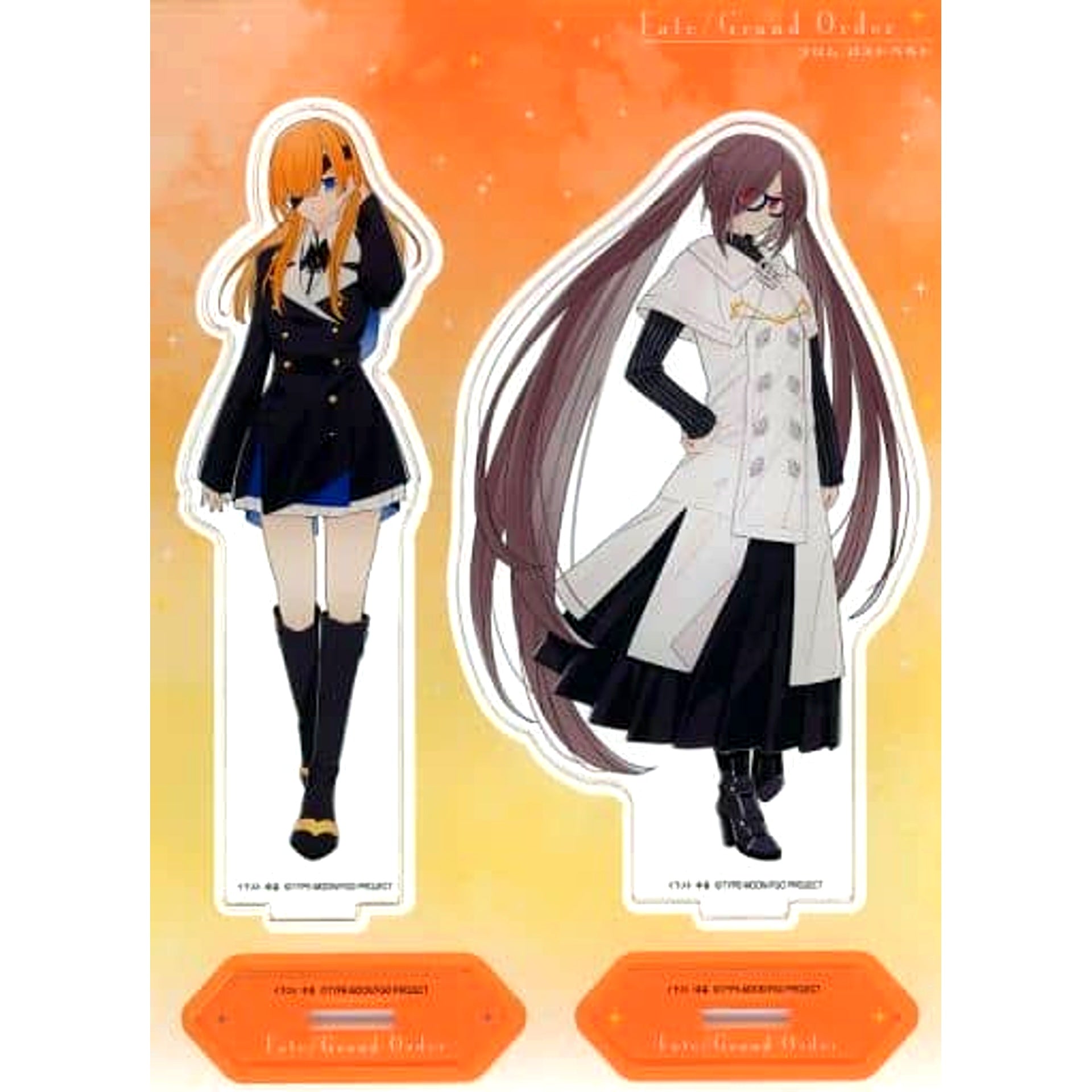 Akuta Hinako and Ophelia Phamrsolone Fate/Grand Order Acrylic Stand Set of 2 Manga From Lostbelt Vol.2 Animate Limited Set Bonus Single [USED]