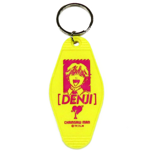 Chainsaw Man Denji Motel Keychain Chainsaw Man Animation Exhibition Limited Keychains [USED]