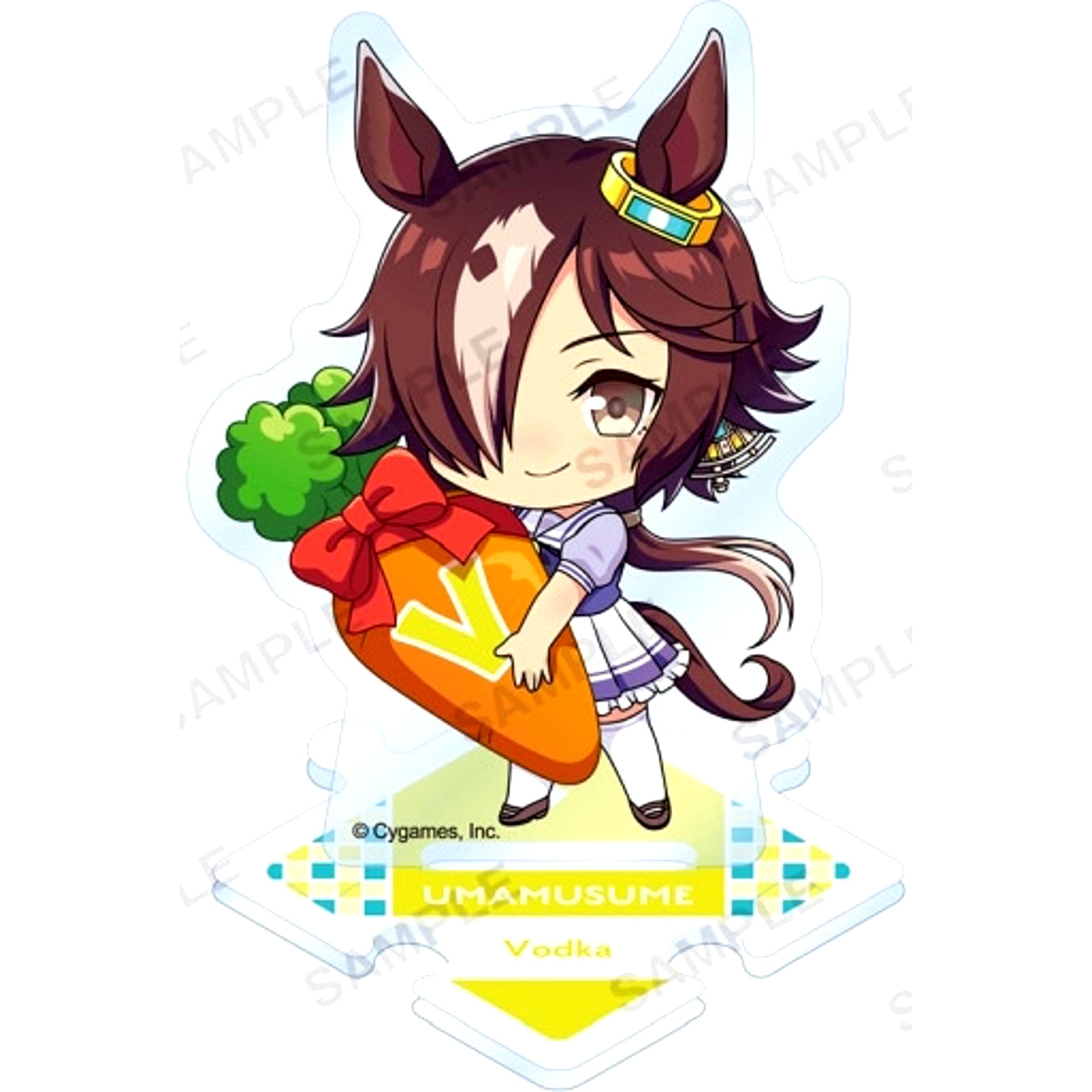 Vodka Uma Musume Pretty Derby Trading Tsunagaru Puchi Acrylic Stand Vol. 2 [USED]