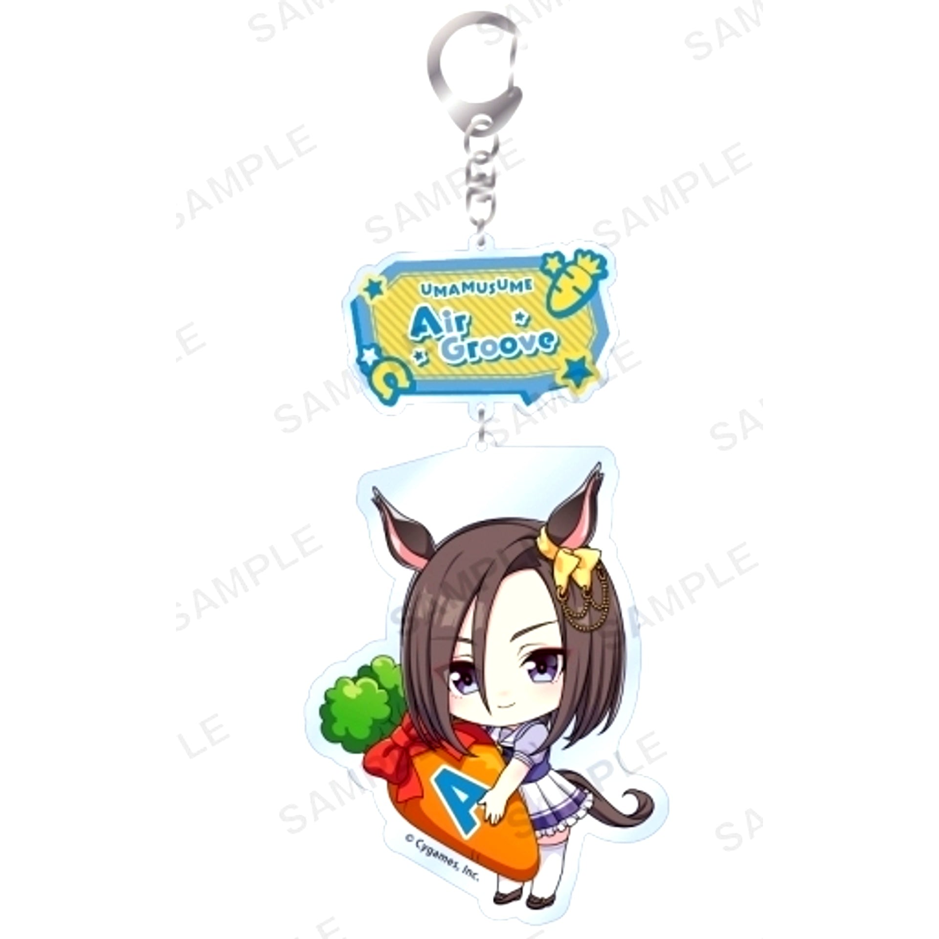 Air Groove Umamusume Pretty Derby Mugyumini Acrylic Keychain Vol.2 [USED]