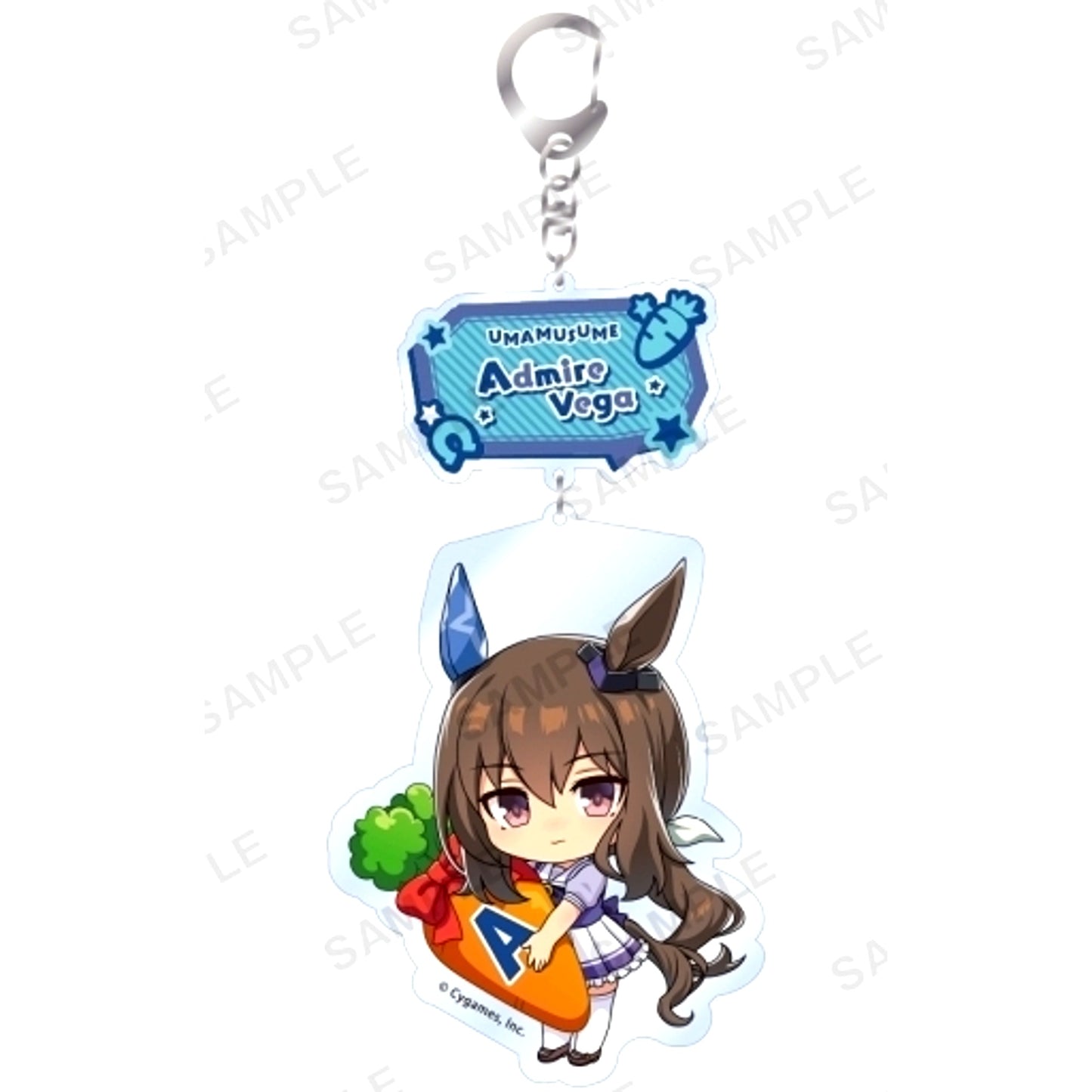Admire Vega Umamusume Pretty Derby Mugyumini Acrylic Keychain Vol.2 [USED]