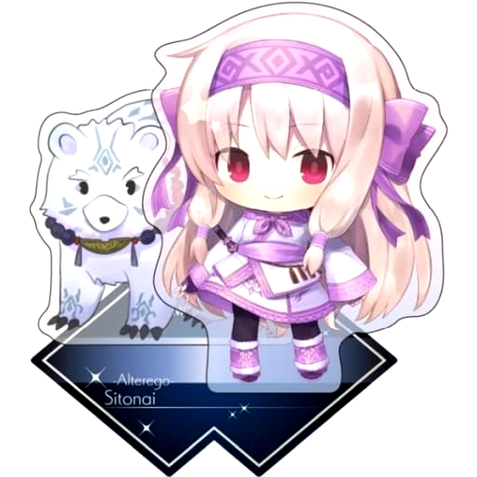 Fate/Grand Order Sitonai Alter Ego Charatoria Acrylic Stand [USED]