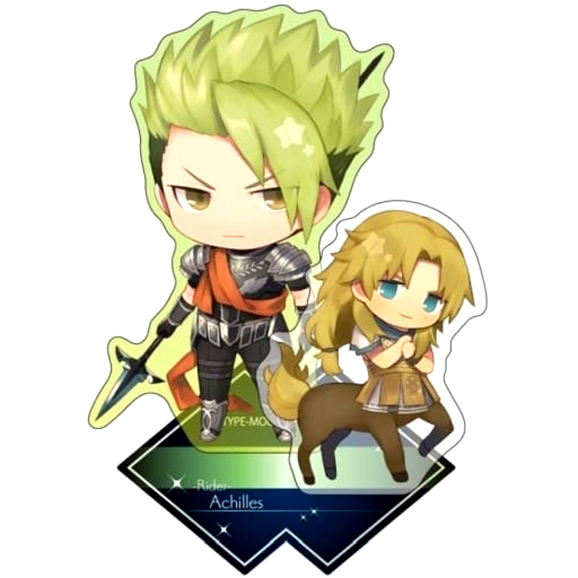 Fate/Grand Order Achilles Rider Charatoria Acrylic Stand [USED]