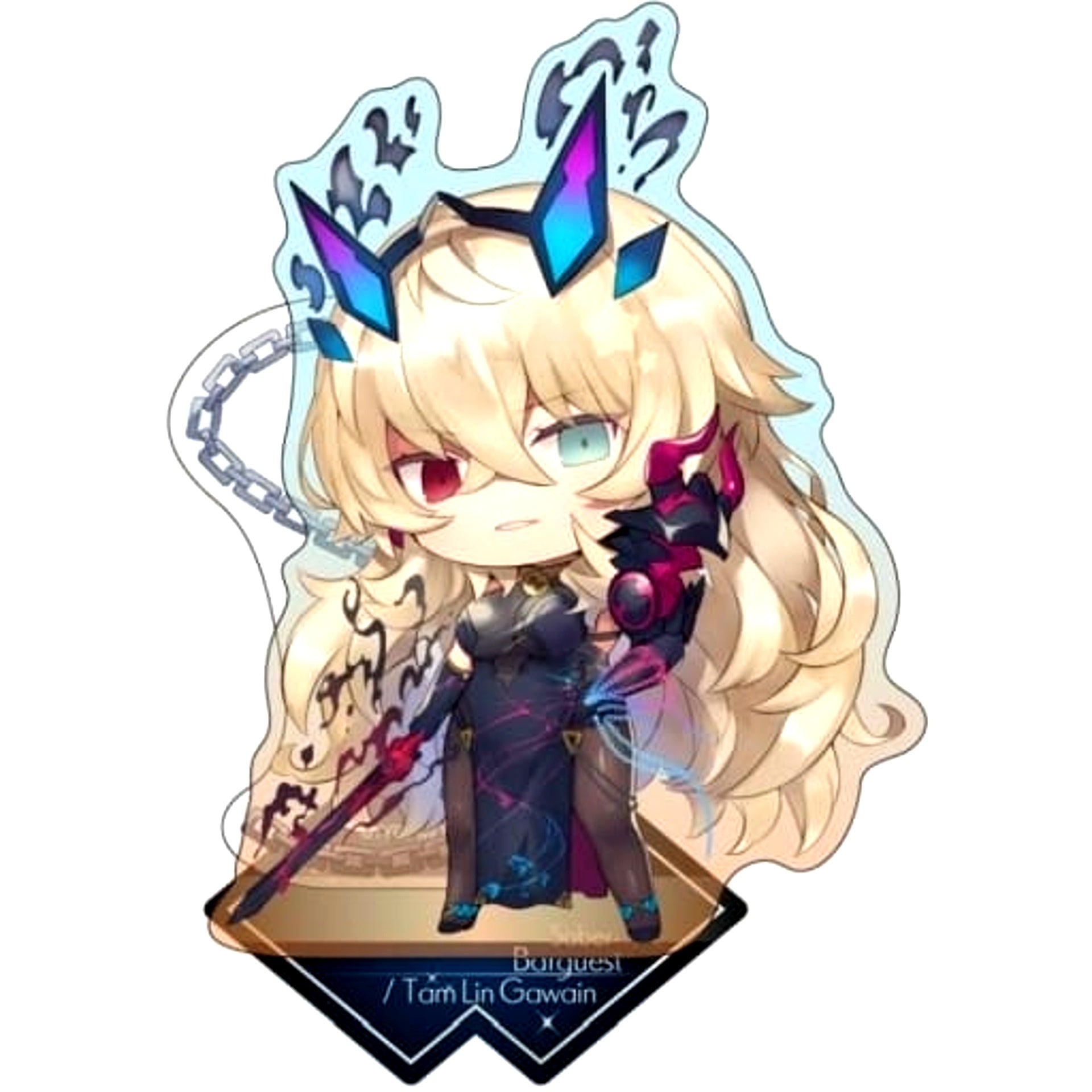 Fate/Grand Order Saber Barghest CharaToria Acrylic Stand [USED]