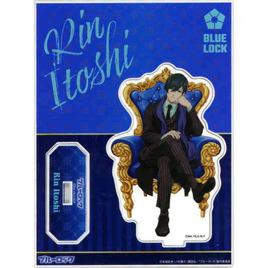 Rin Itoshi Acrylic Stand Black Suit Ver. GALLERY X BY PARCO x Blue Lock Black Suit Collection [USED]