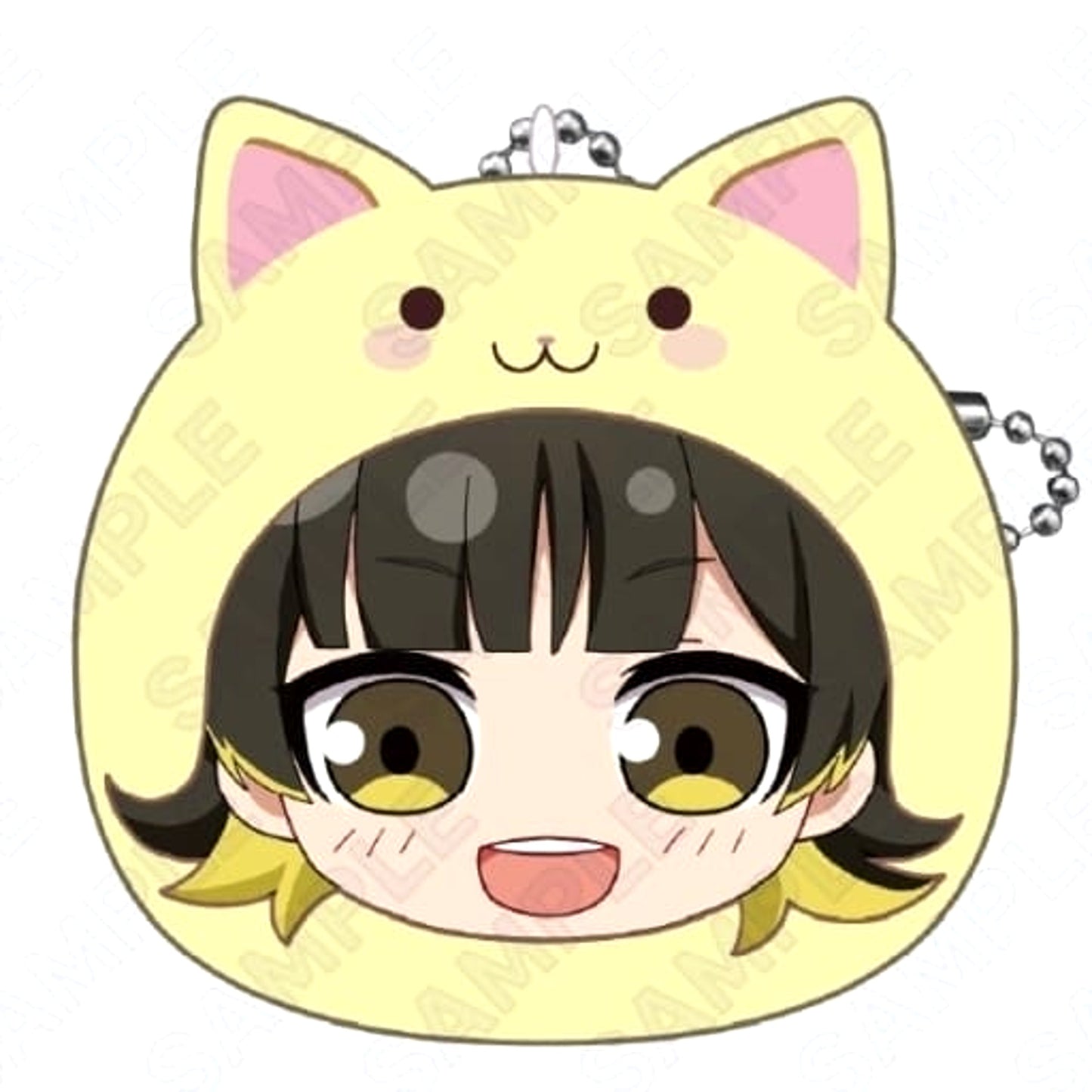 Blue Lock Meguru Bachira Mochifuwa Cushion Keychain Marumates Pattern Keychains [USED]
