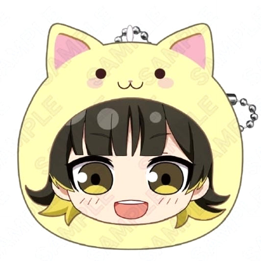 Blue Lock Meguru Bachira Mochifuwa Cushion Keychain Marumates Pattern Keychains [USED]