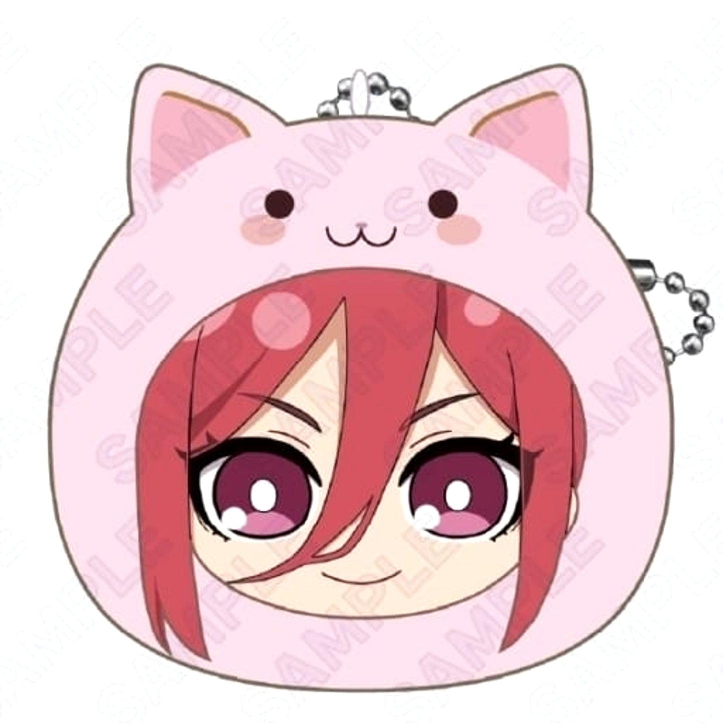 Hyoma Chigiri Blue Lock Mochifuwa Cushion Keychain Marumates Pattern [USED]