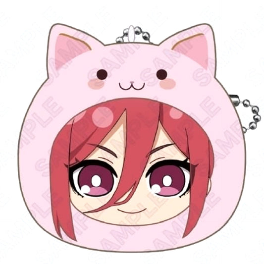 Hyoma Chigiri Blue Lock Mochifuwa Cushion Keychain Marumates Pattern [USED]