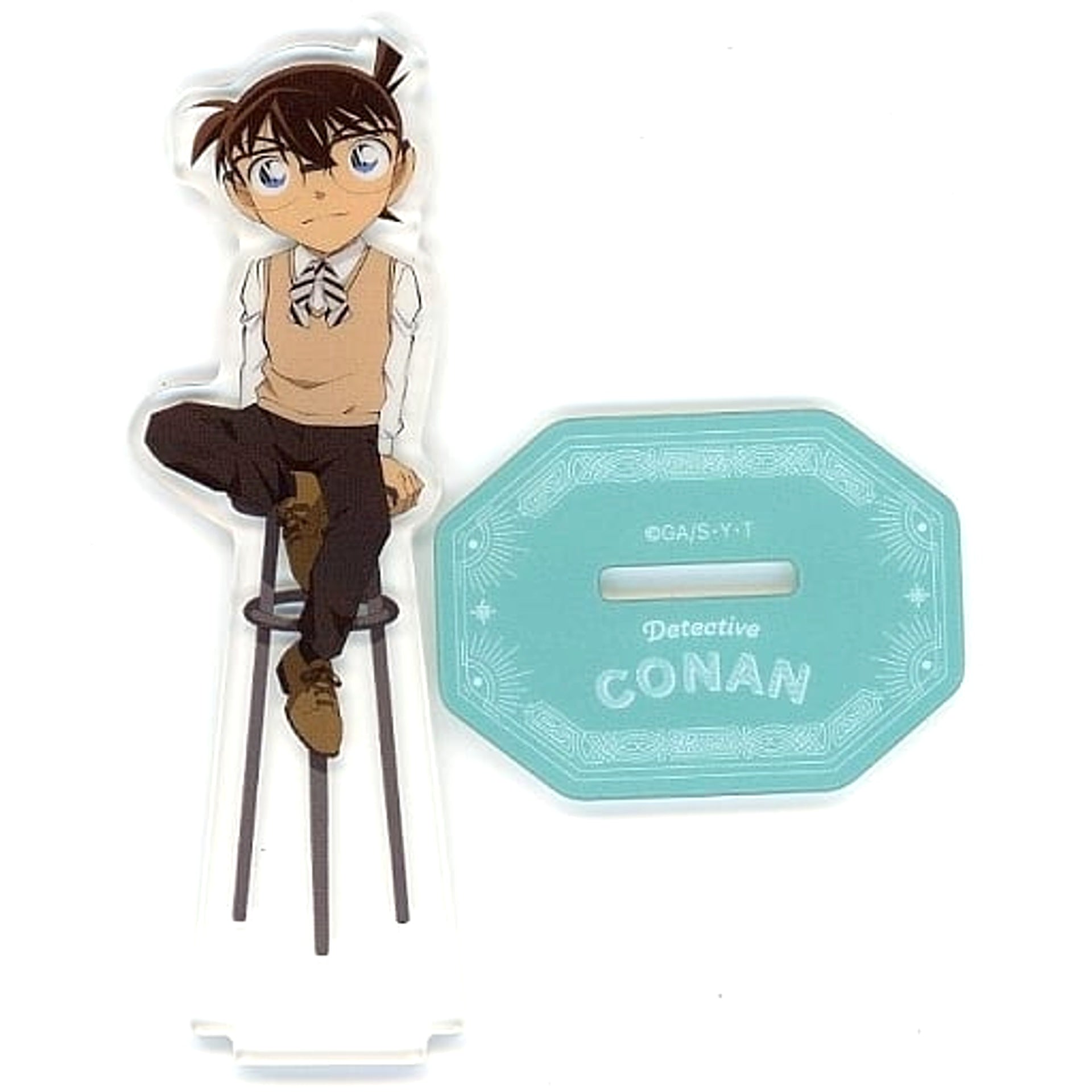 Sega Lucky Kuji Detective Conan Trad Style Collection Conan Edogawa Acrylic Stand Prize G Acrylic Stands [USED]
