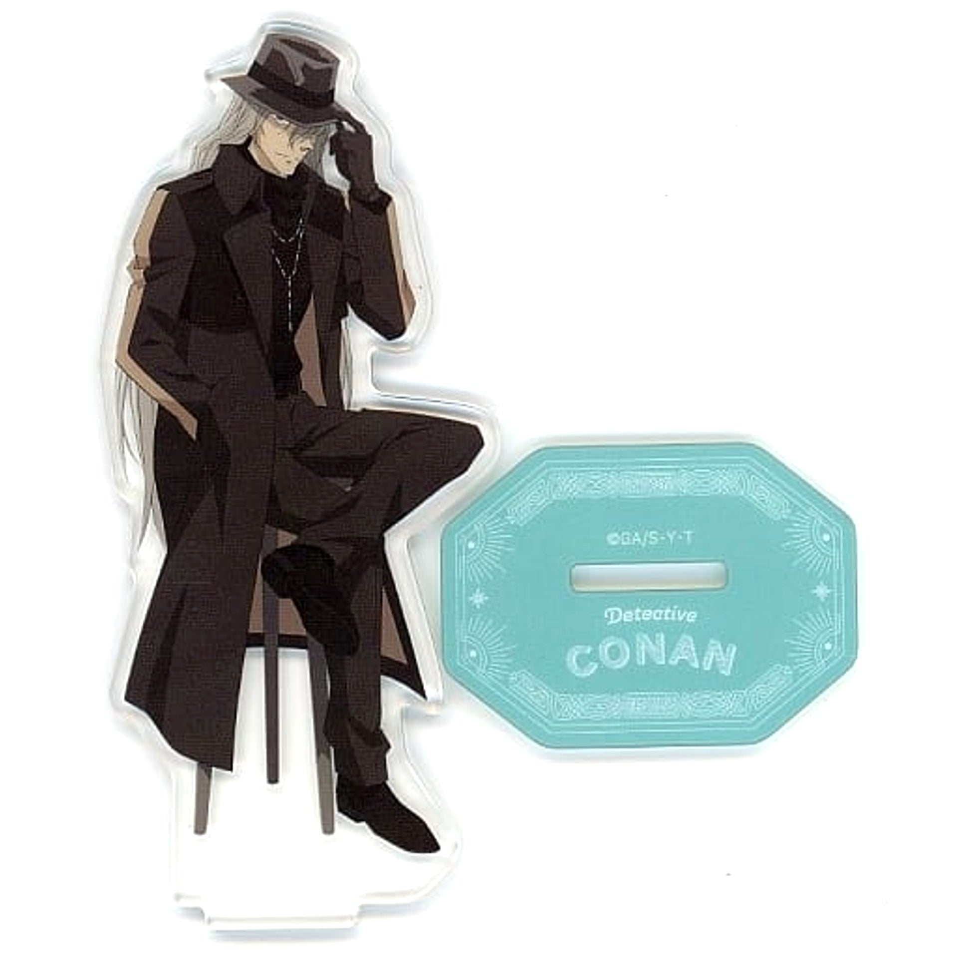 Detective Conan Gin Sega Lucky Kuji Trad Style Collection Acrylic Stand Prize G [USED]