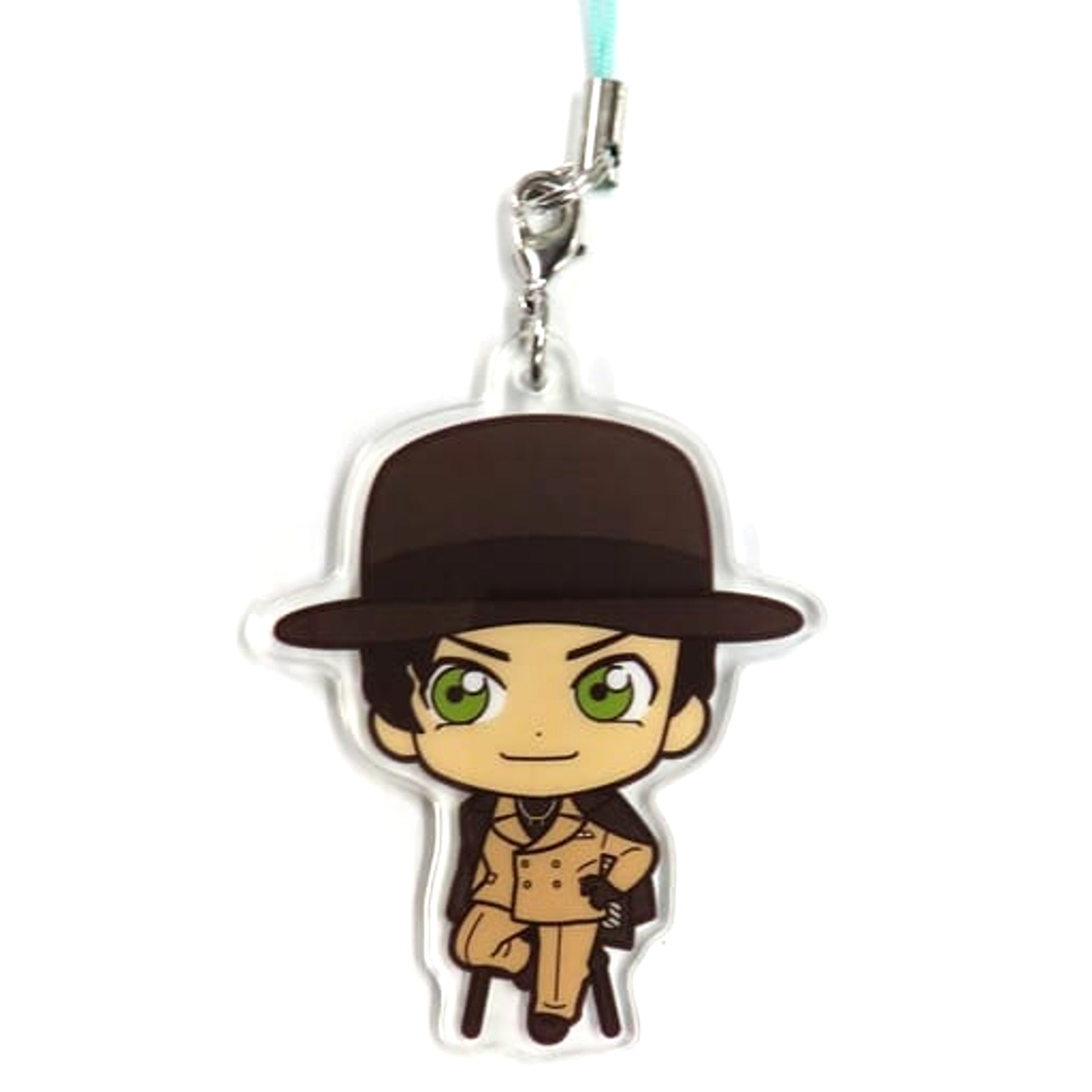 Detective Conan Shuichi Akai Sega Lucky Kuji Trad Style Collection Acrylic Strap Prize J [USED]
