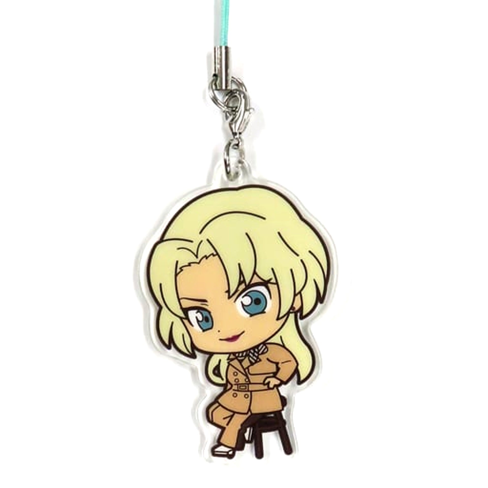 Detective Conan Vermouth Sega Lucky Kuji Trad Style Collection Acrylic Strap Prize J [USED]
