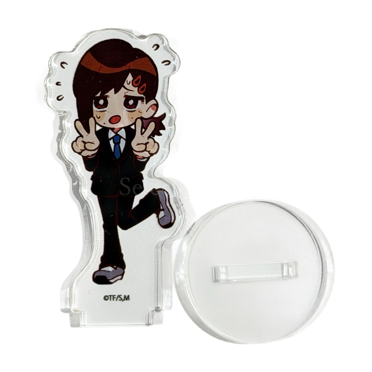 Kobeni Higashiyama Chainsaw Man Exhibition Animation Mini Character Acrylic Petit Stand [USED]