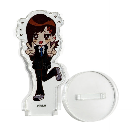 Kobeni Higashiyama Chainsaw Man Exhibition Animation Mini Character Acrylic Petit Stand [USED]