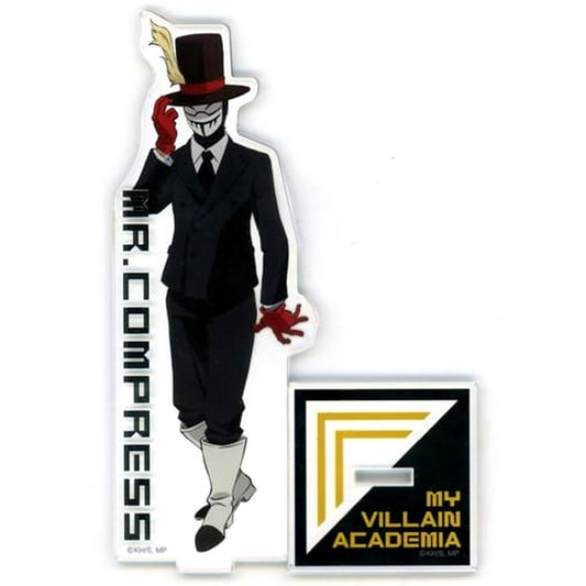 Mr. Compress My Hero Academia Suit Costume Foil Stamped Acrylic Stand [USED]