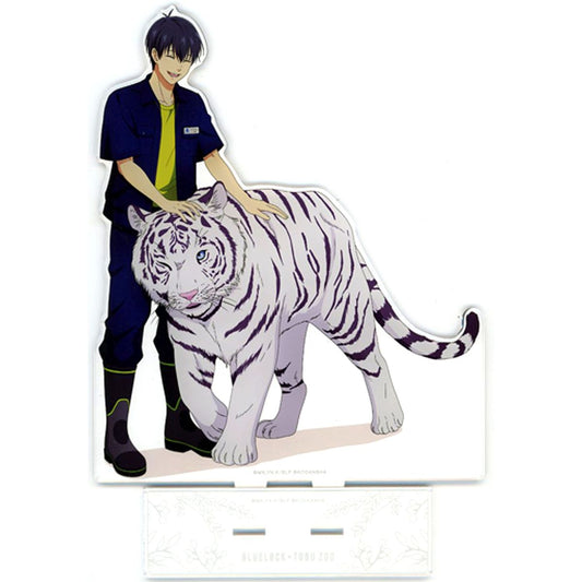 Yoichi Isagi Illustration Zookeeper Ver. Large Acrylic Stand Blue Lock x Tobu Zoo [USED]