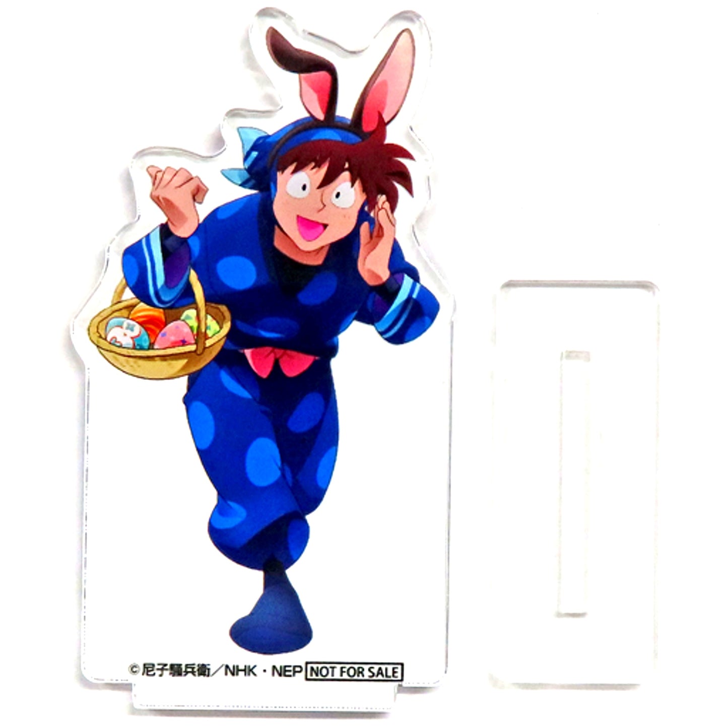Hansuke Doi 4. Full Body Nintama Rantaro Mini Acrylic Stand in NAMJATOWN Tamago Sagashi no Dan Minigame Korokoro Tamago Korogashi Success Prize [USED]