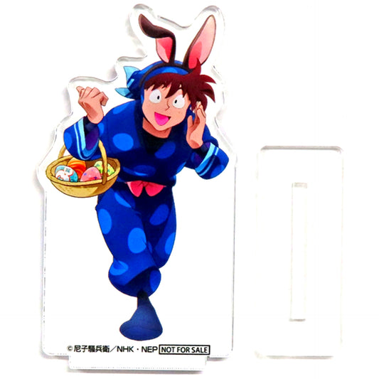 Hansuke Doi 4. Full Body Nintama Rantaro Mini Acrylic Stand in NAMJATOWN Tamago Sagashi no Dan Minigame Korokoro Tamago Korogashi Success Prize [USED]