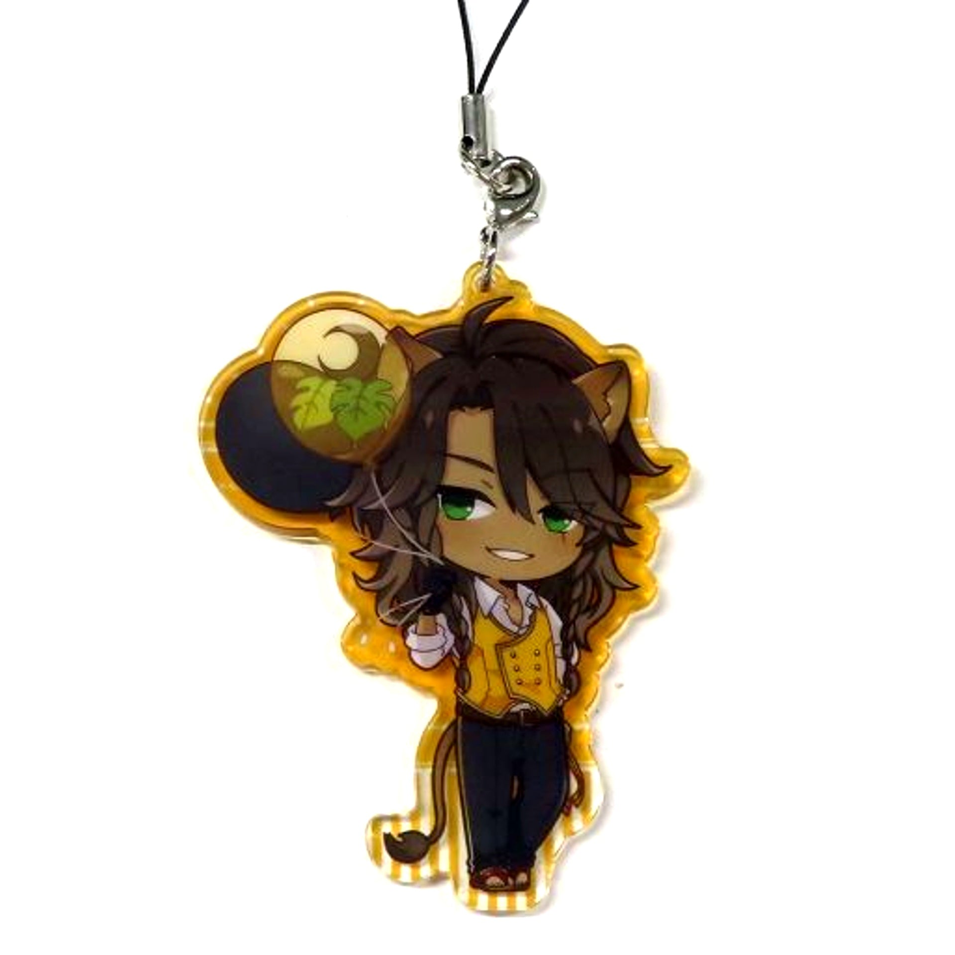 Leona Kingscholar Disney Twisted Wonderland Visual Color Acrylic Strap BOX.B Animate Ltd [USED]