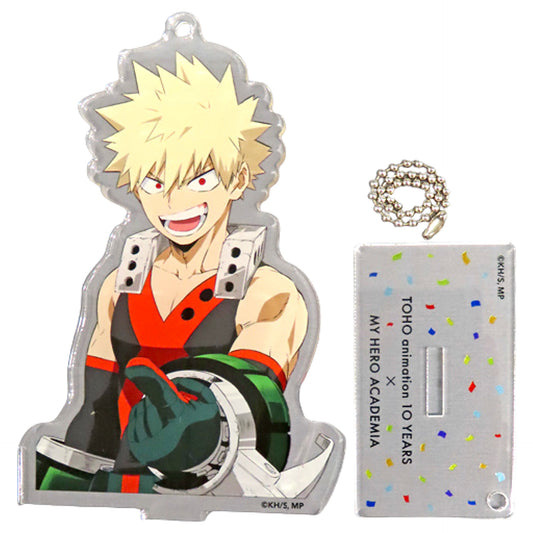 Katsuki Bakugo My Hero Academia Acrylic Stand Keychain Toho Animation 10 Years Anime Japan 2023 Limited [USED]