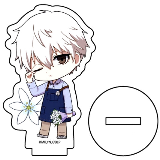 Seishiro Nagi Acrylic Petit Stand Blue Lock 05. Flower Ver. Chibi Illustration [USED]