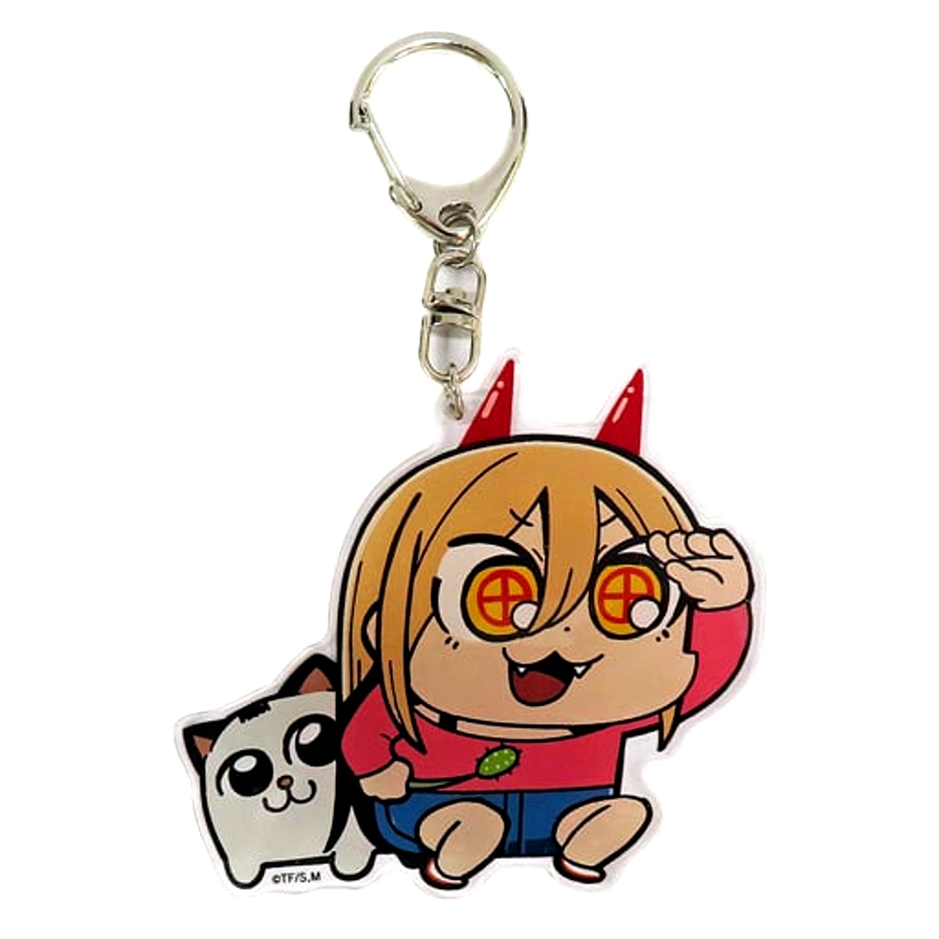 Power Chainsaw Man Bukubu Acrylic Keychain Chainsaw Man Animate Limited [USED]