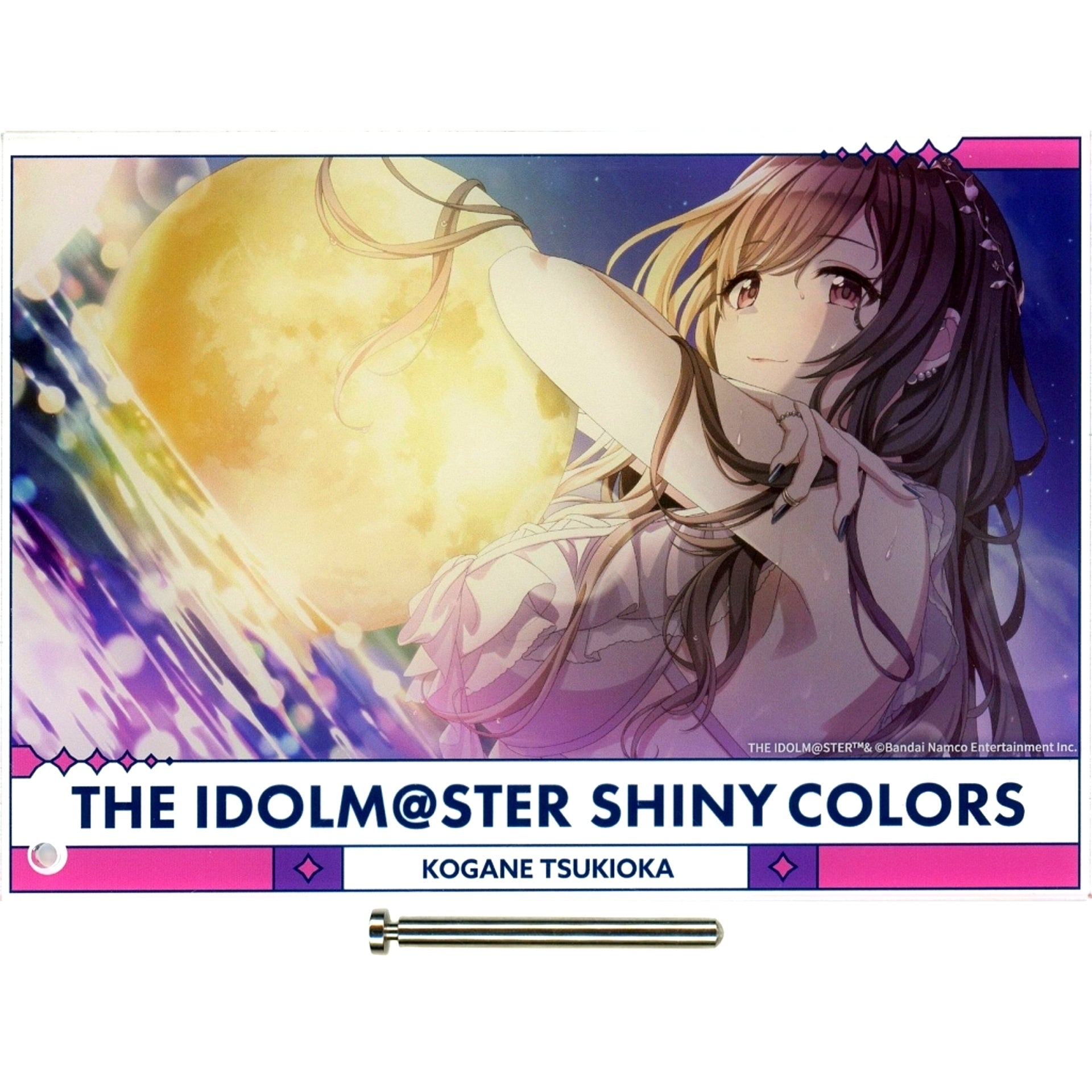 Kogane Tsukioka Acrylic Art The Idolmaster Shiny Colors 283PRODUCTION SHOP 2023 [USED]