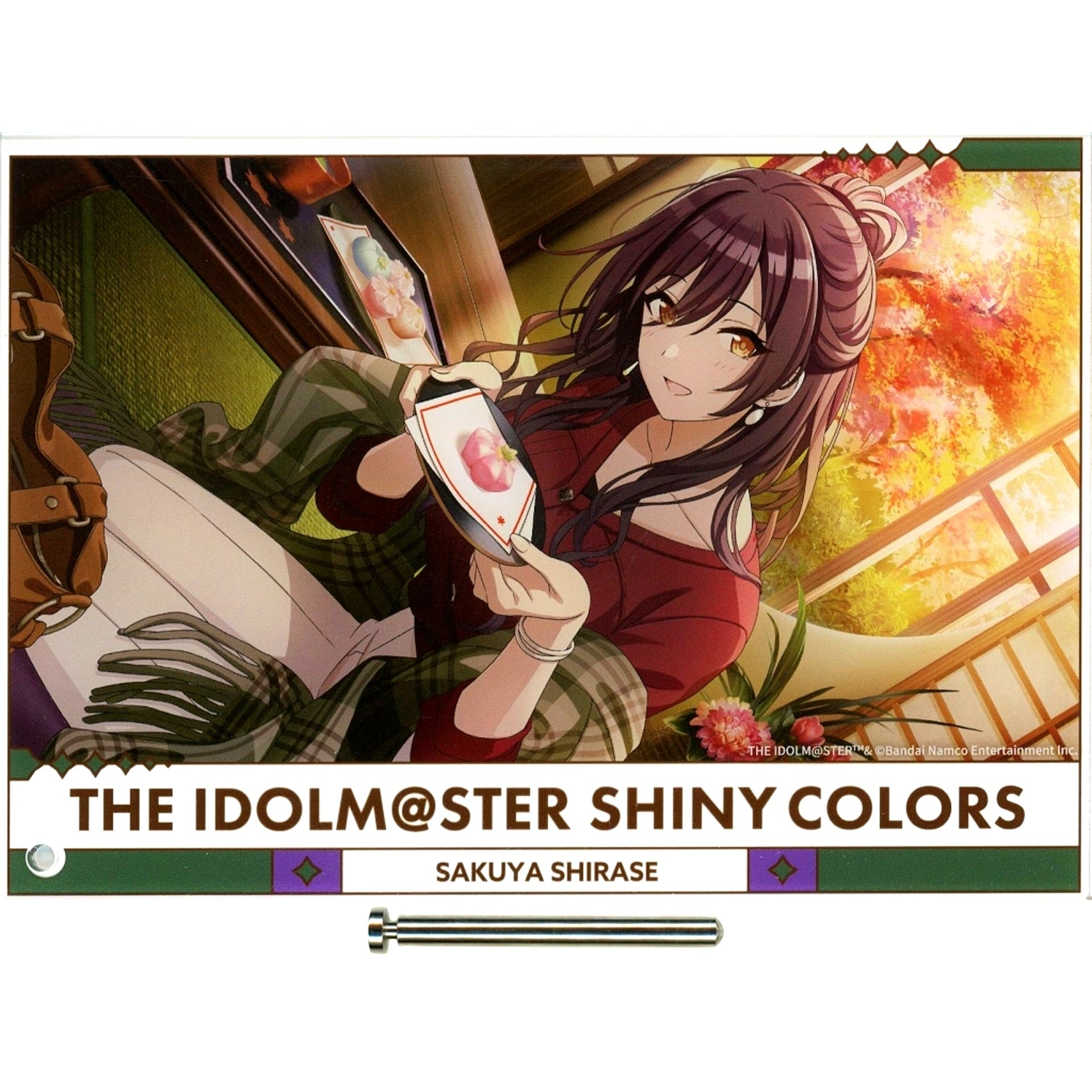 Sakuya Shirase Acrylic Art The Idolmaster Shiny Colors 283PRODUCTION SHOP 2023 [USED]