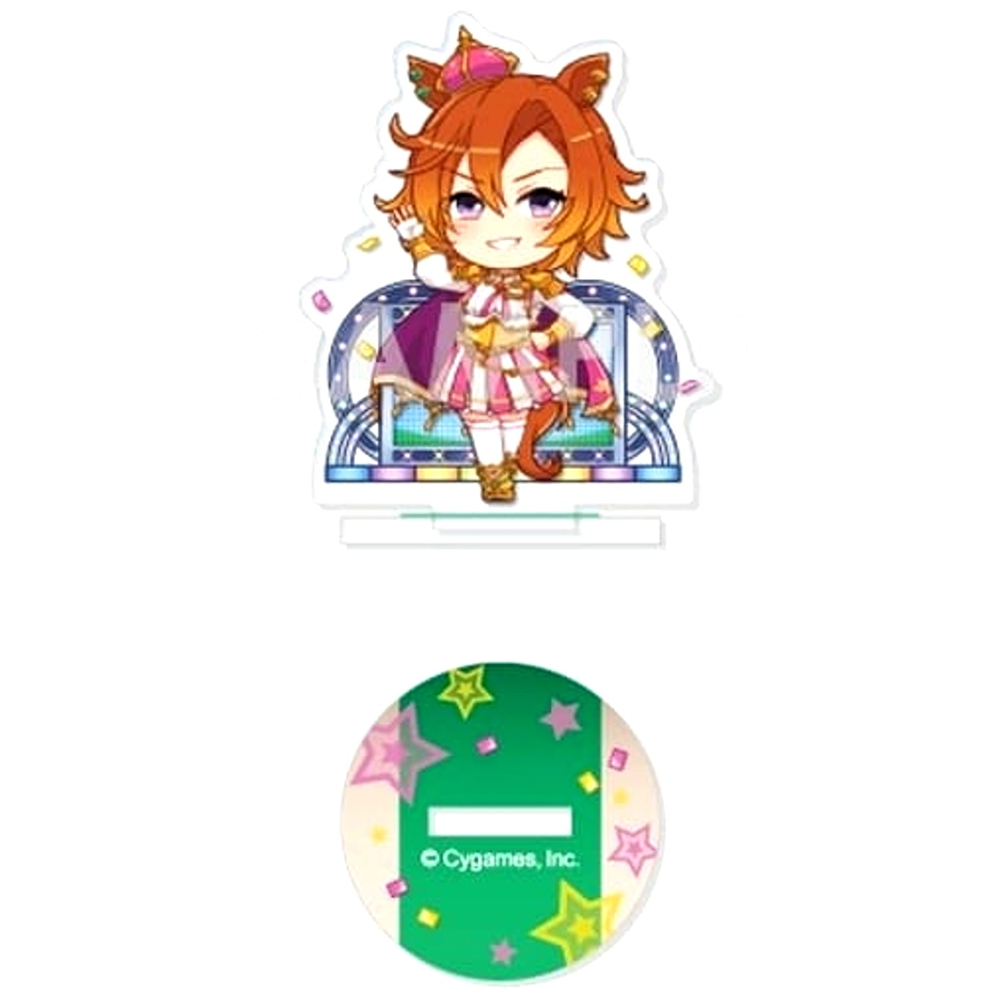 No.1 T.M. Opera O Uma Musume Pretty Derby Charafiyu Acrylic Stand Umapyoi Densetsu Vol.4 [USED]