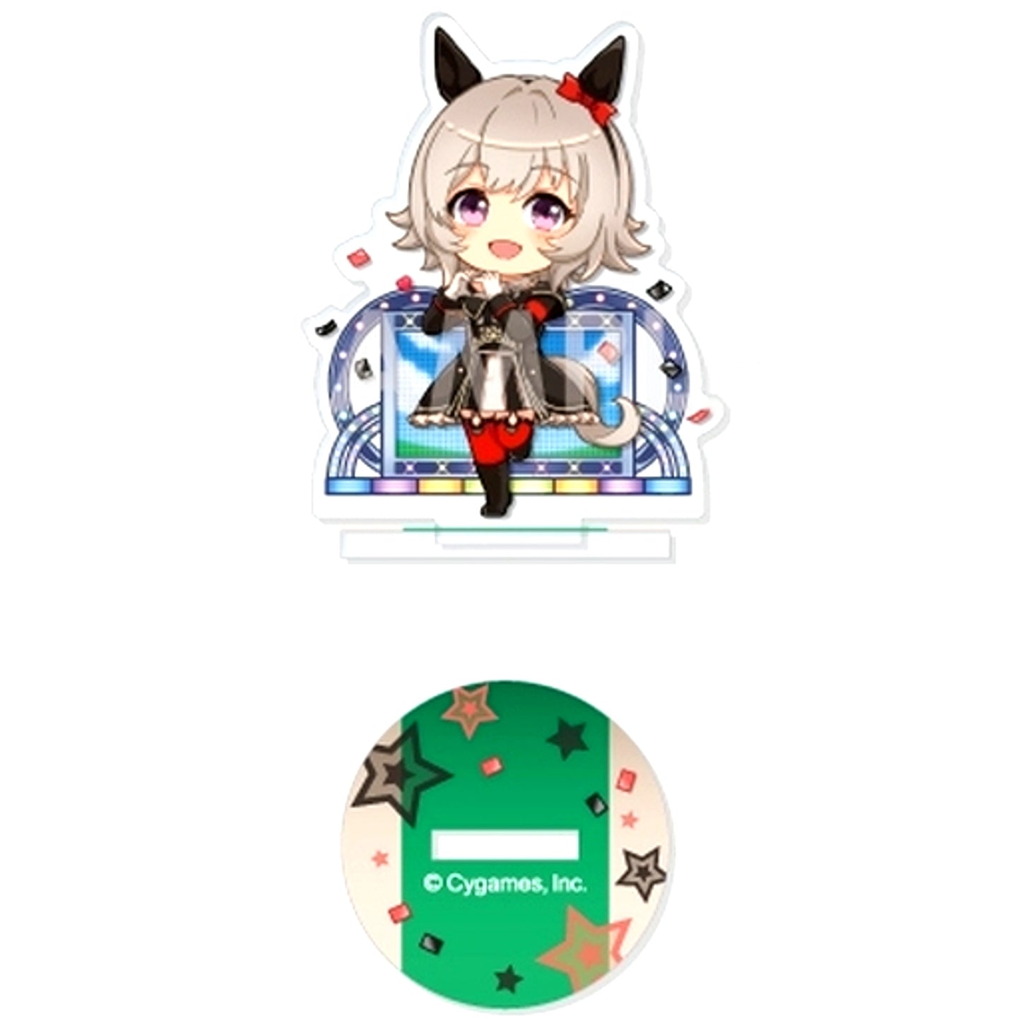 Curren Chan 4. Uma Musume Pretty Derby Charafille Acrylic Stand Umapyoi Densetsu Vol. 4 [USED]
