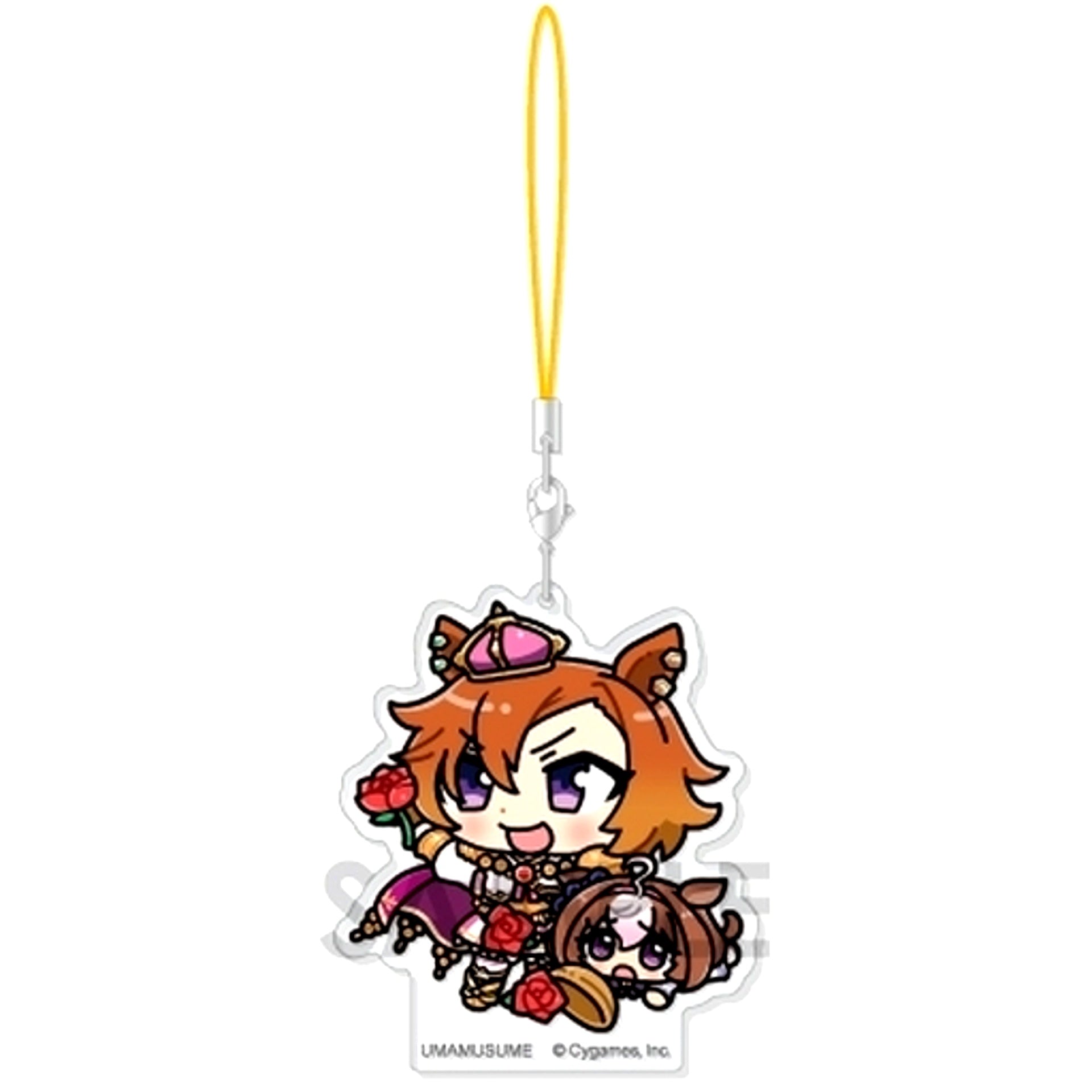 T.M. Opera O & Meisho Doto Umamusume Pretty Derby Acrylic Strap Together with Plush Vol.4 [USED]