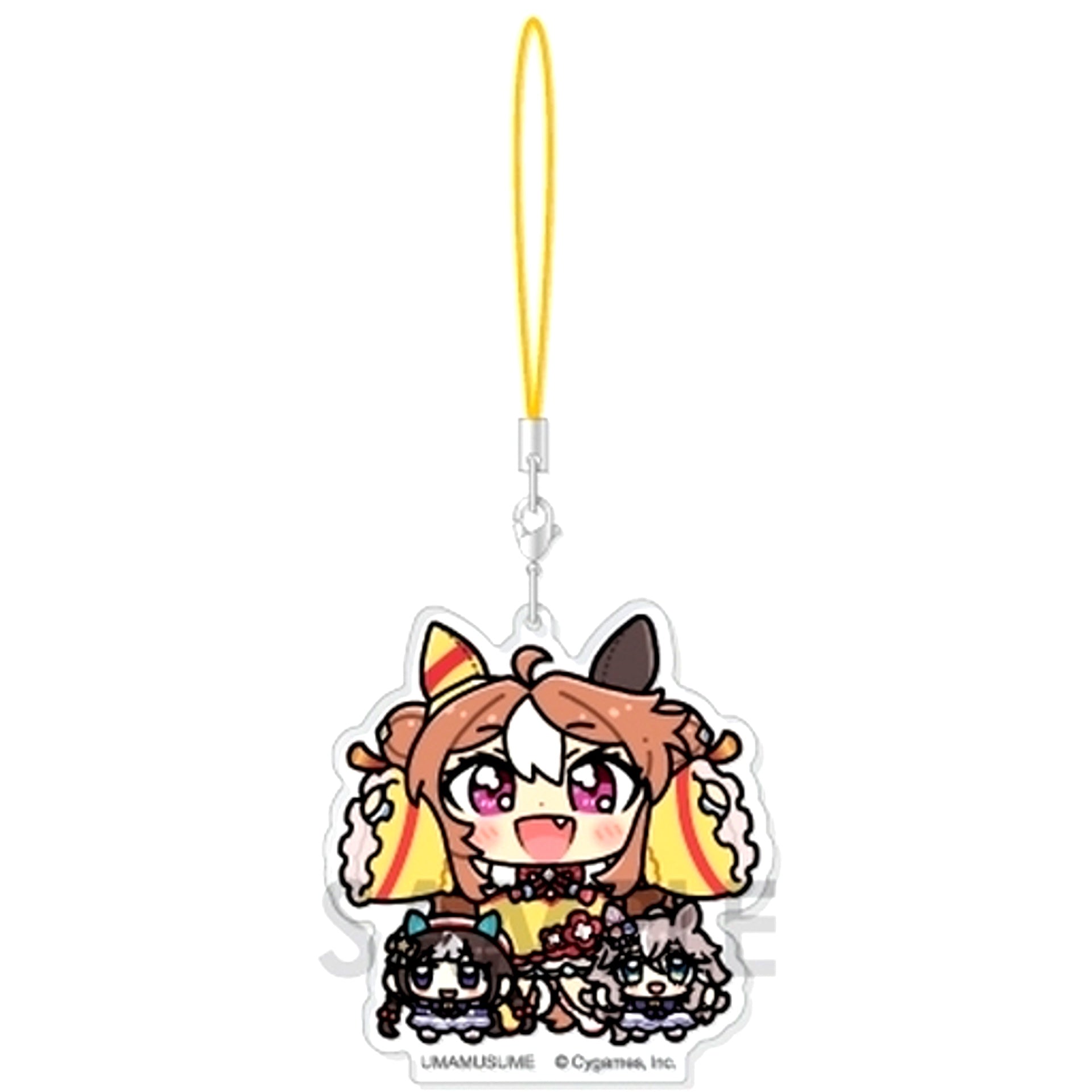 Copano Rickey & Hokko Tarumae & Wonder Acute 8 Uma Musume Pretty Derby Acrylic Strap Plush Together Vol.4 [USED]
