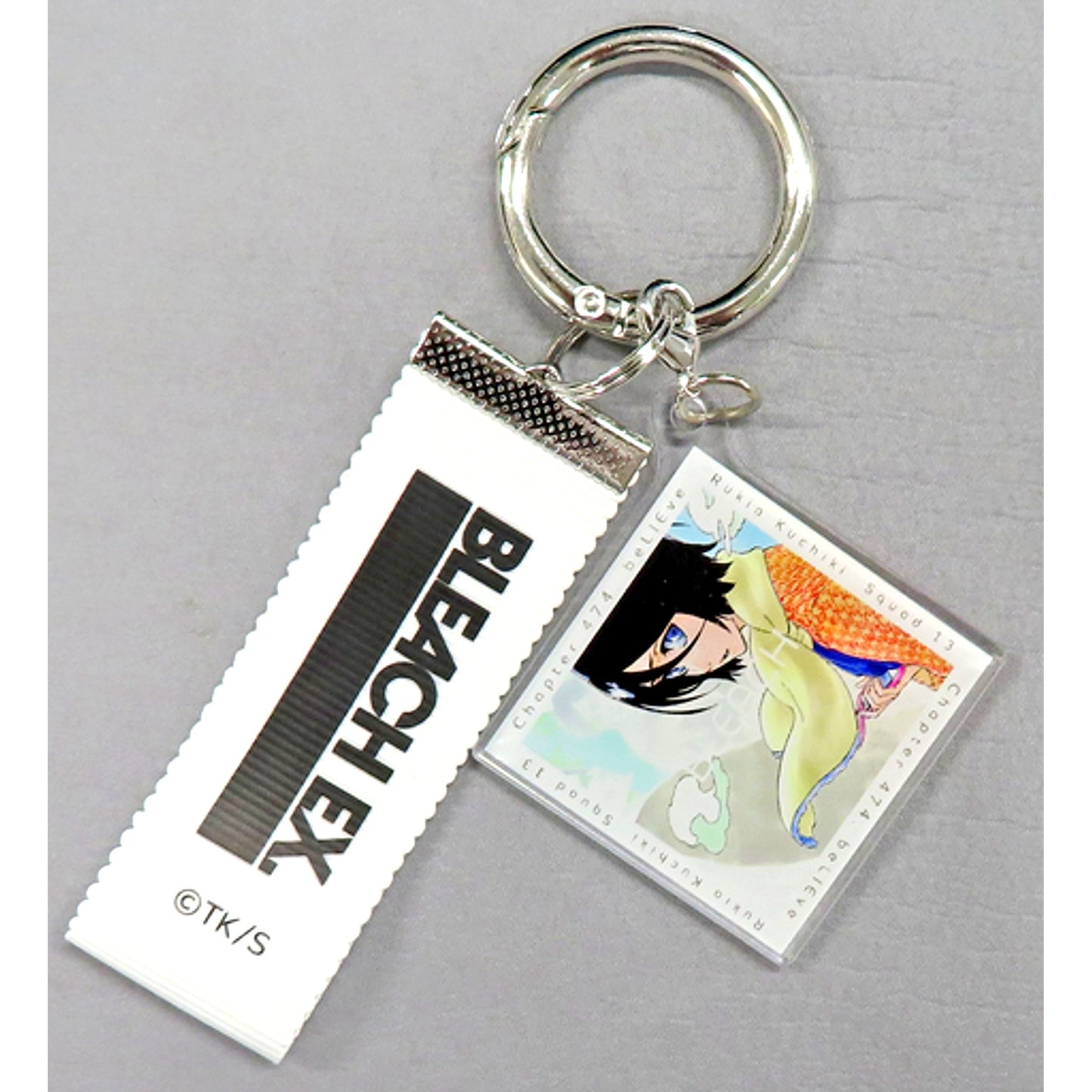 Rukia Kuchiki Scarf BLEACH EX. Original Record Jacket Keychain Collection [USED]