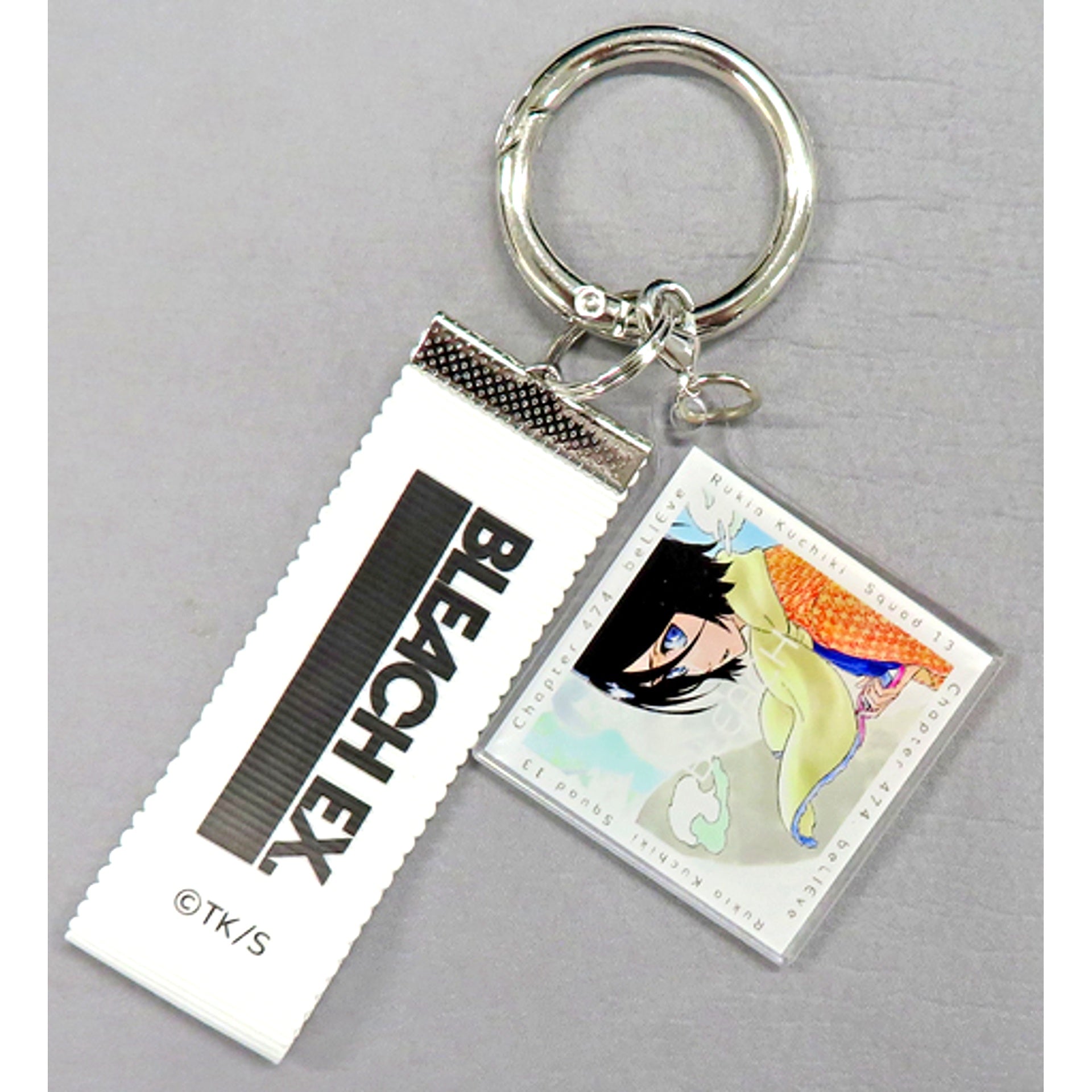 Rukia Kuchiki Scarf BLEACH EX. Original Record Jacket Keychain Collection [USED]