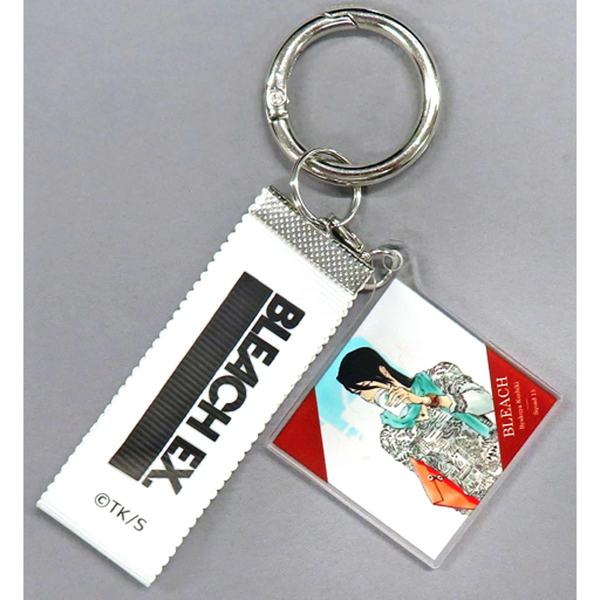 Byakuya Kuchiki BLEACH 20th Anniversary Exhibition EX Original Record Jacket Keychain Collection [USED]