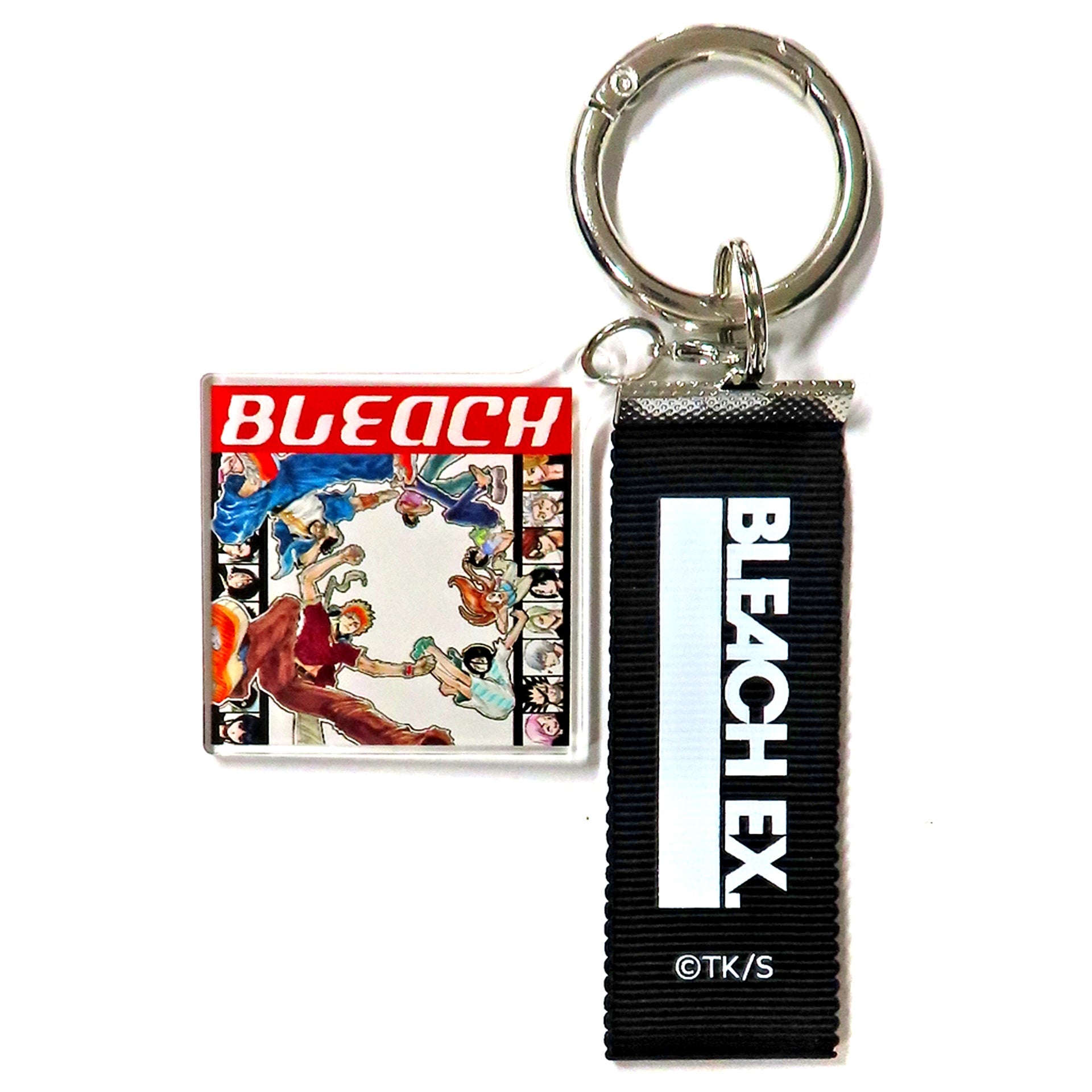 Group Circle Jump Image BLEACH 20th Anniversary Exhibition EX Original Record Jacket Keychain Collection [USED]