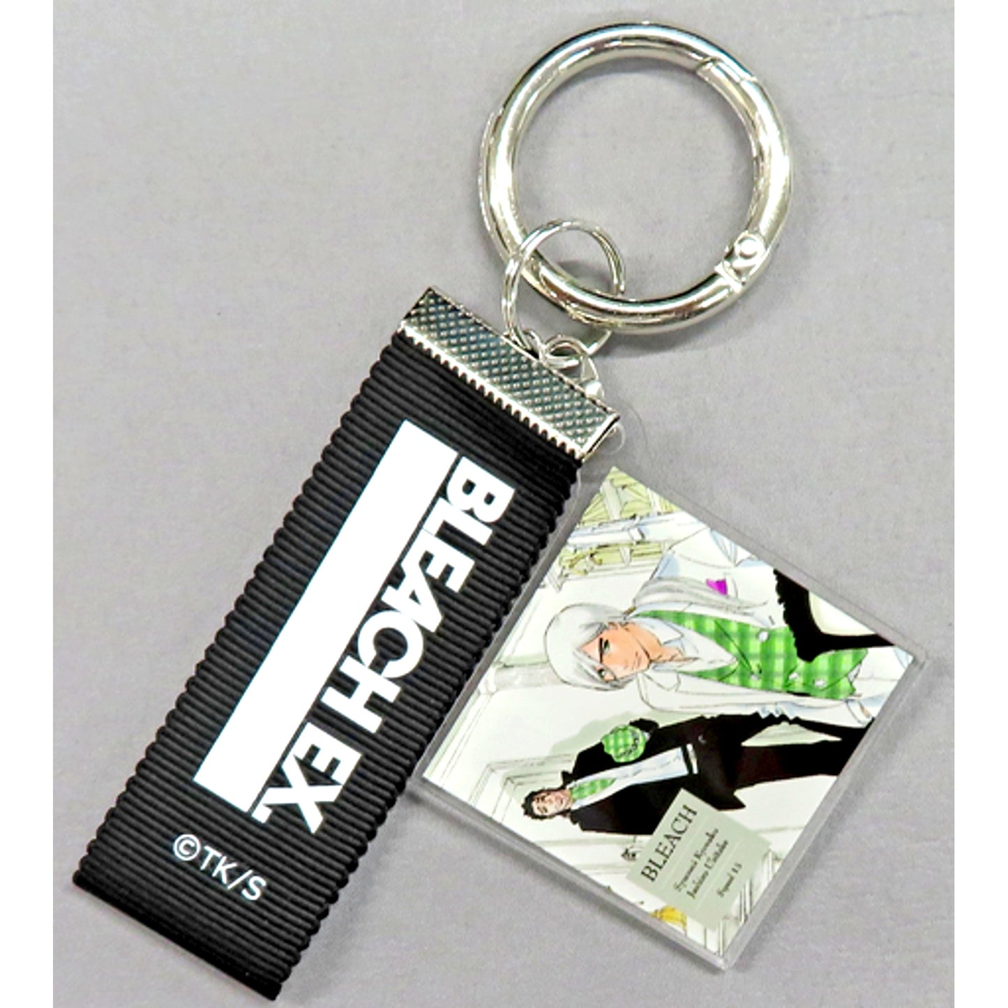 Shunsui Kyoraku Jushiro Ukitake BLEACH 20th Anniversary Exhibition EX Original Record Jacket Keychain Collection [USED]