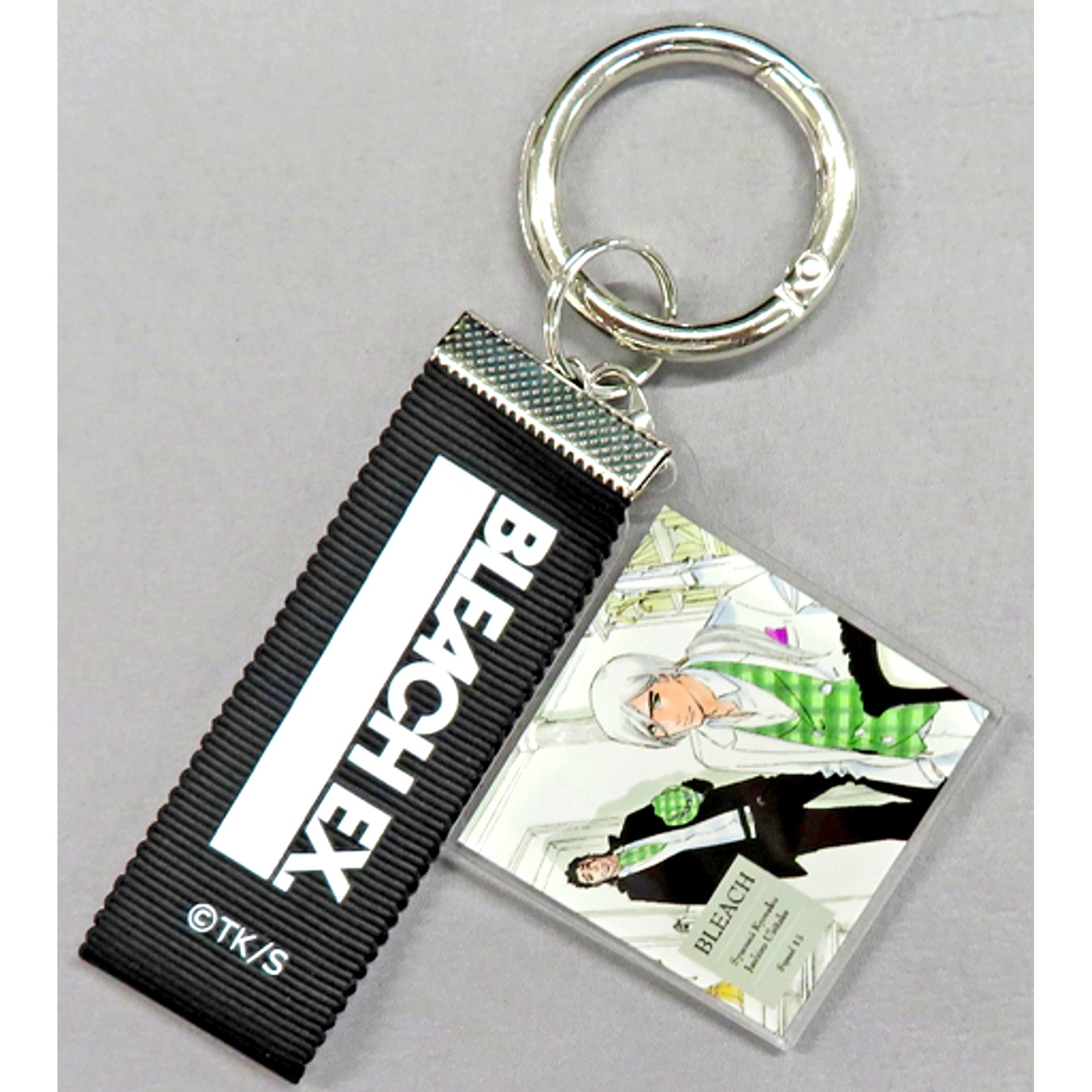 Shunsui Kyoraku Jushiro Ukitake BLEACH 20th Anniversary Exhibition EX Original Record Jacket Keychain Collection [USED]