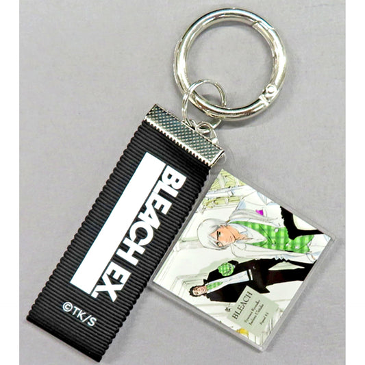 Shunsui Kyoraku Jushiro Ukitake BLEACH 20th Anniversary Exhibition EX Original Record Jacket Keychain Collection [USED]