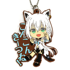 VTuber Hololive Shirakami Fubuki Ichiban Kuji Vol.2 Rubber Charm Kyunchara Illustrations Kyunchara Prize Charm [USED]