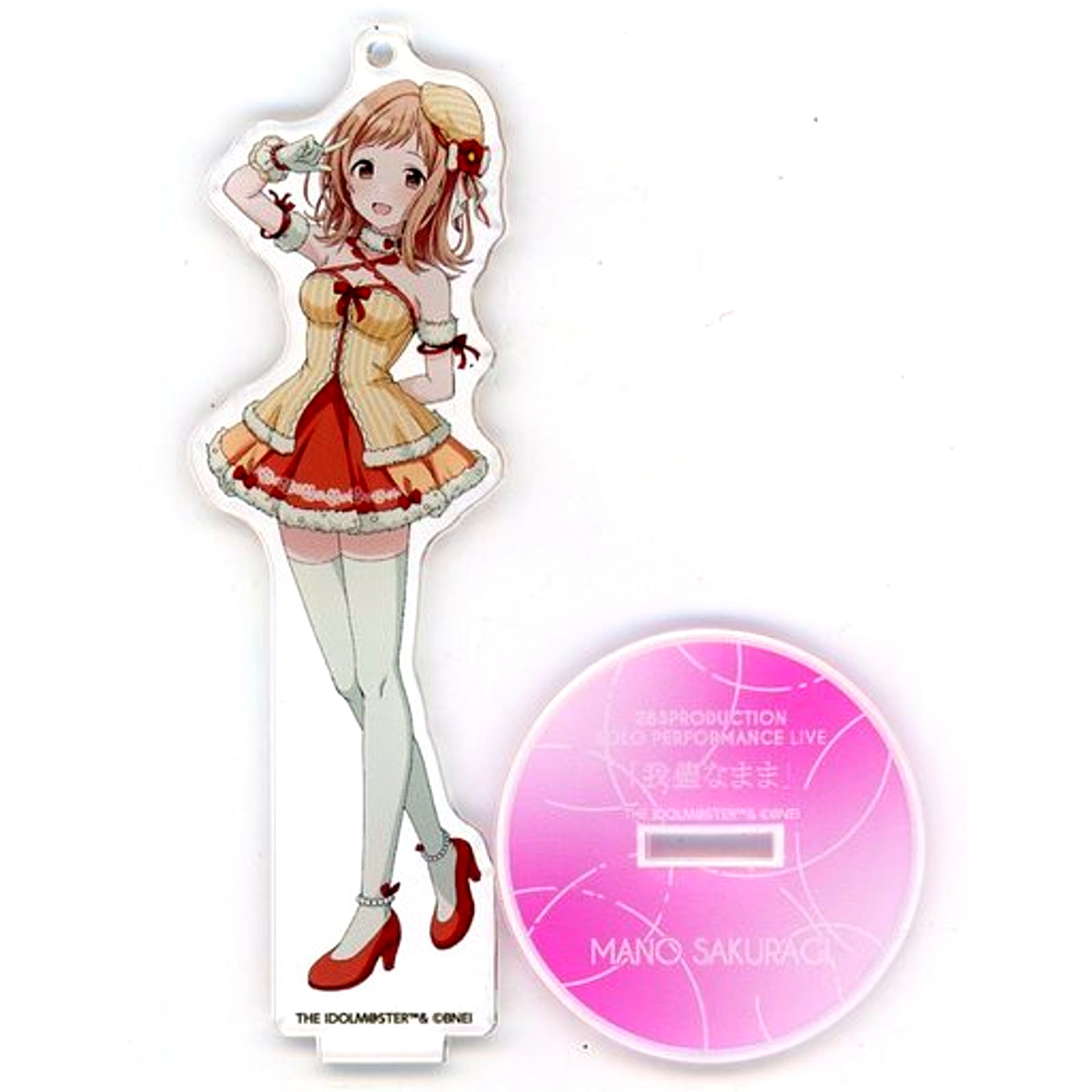 Mano Sakuragi The Idolmaster Shiny Colors Official Acrylic Stand Keychain SOLO LIVE ver. [USED]