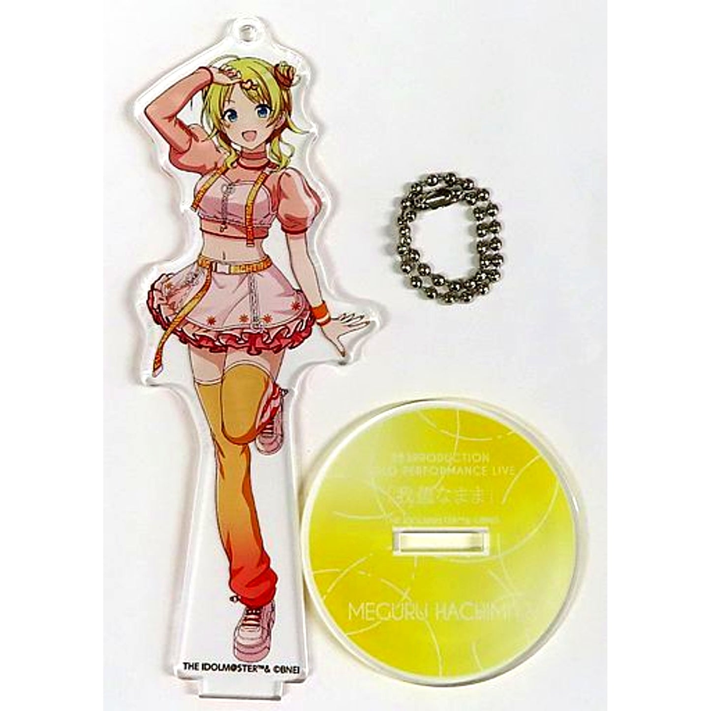 Meguru Hachimiya The Idolmaster Shiny Colors Official Acrylic Stand Keychain SOLO LIVE Ver. [USED]
